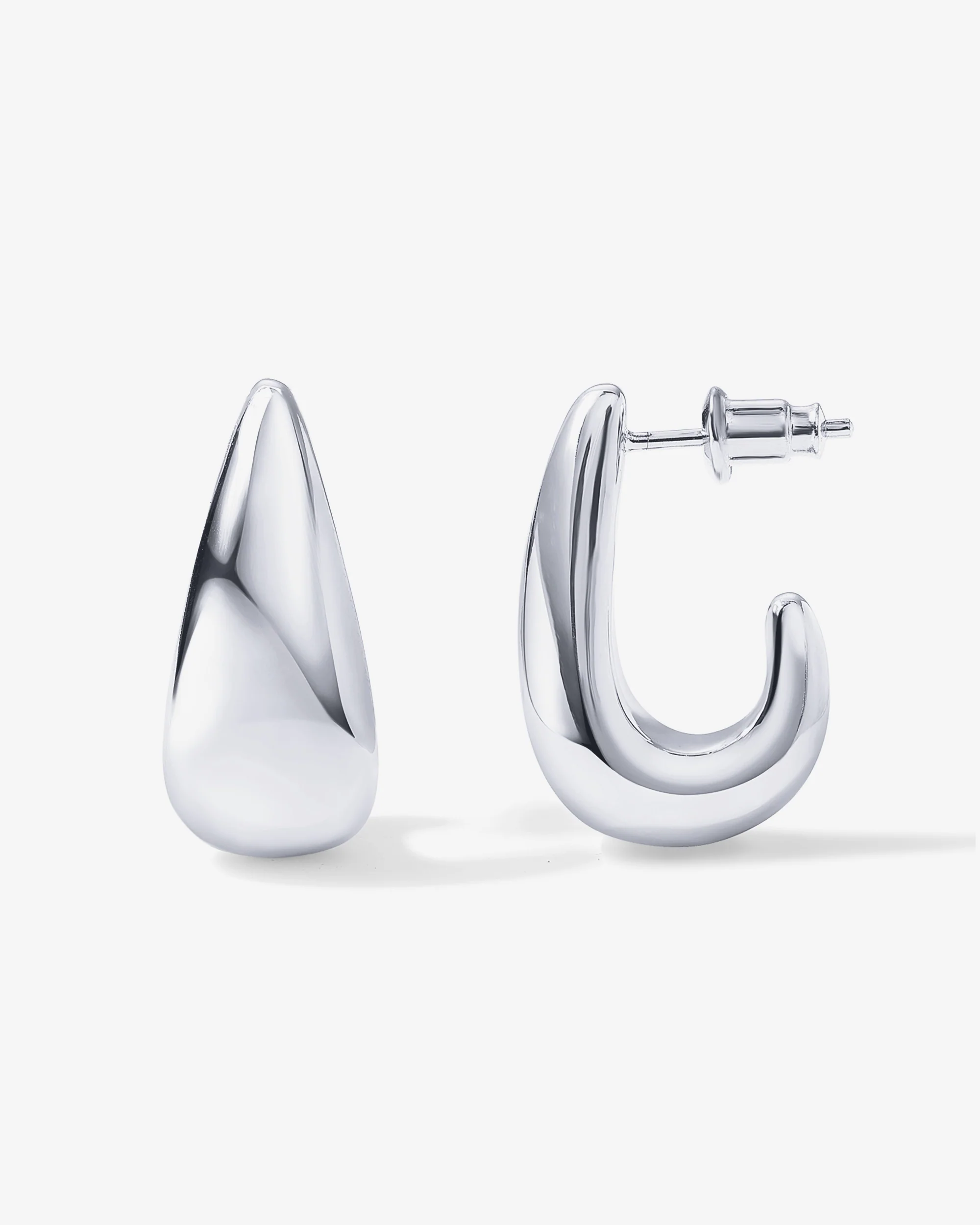 Gaia Chunky Hoop Earrings - Image 7
