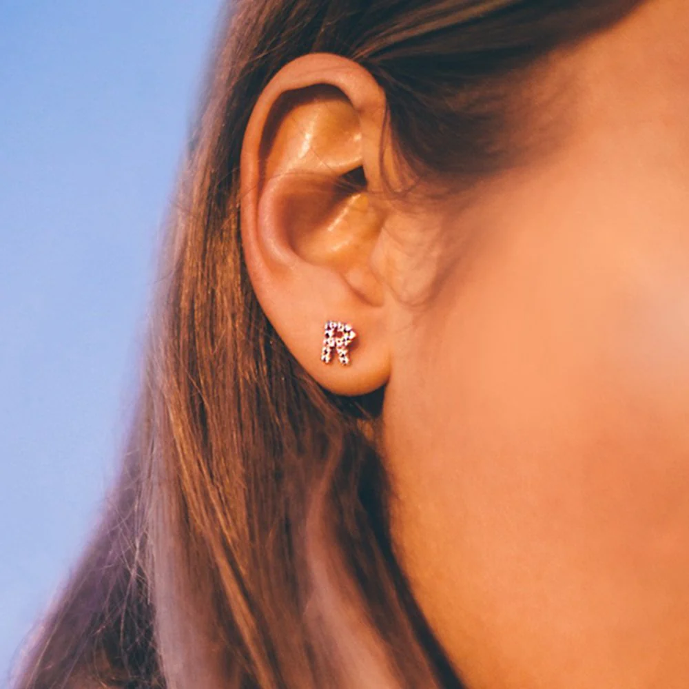 Gemma Initial Studs - Image 4