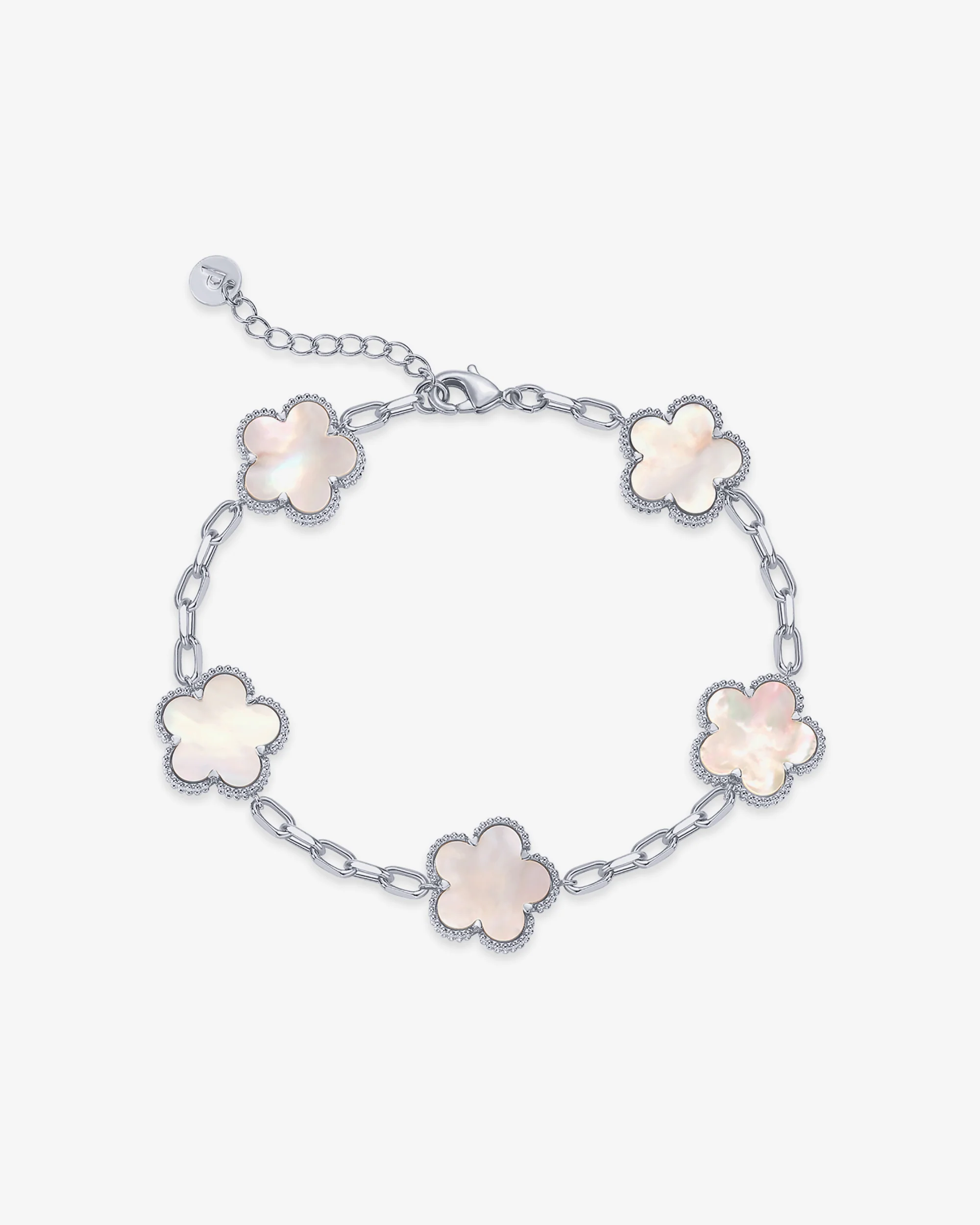 Gemstone Clover Bracelet - Image 4