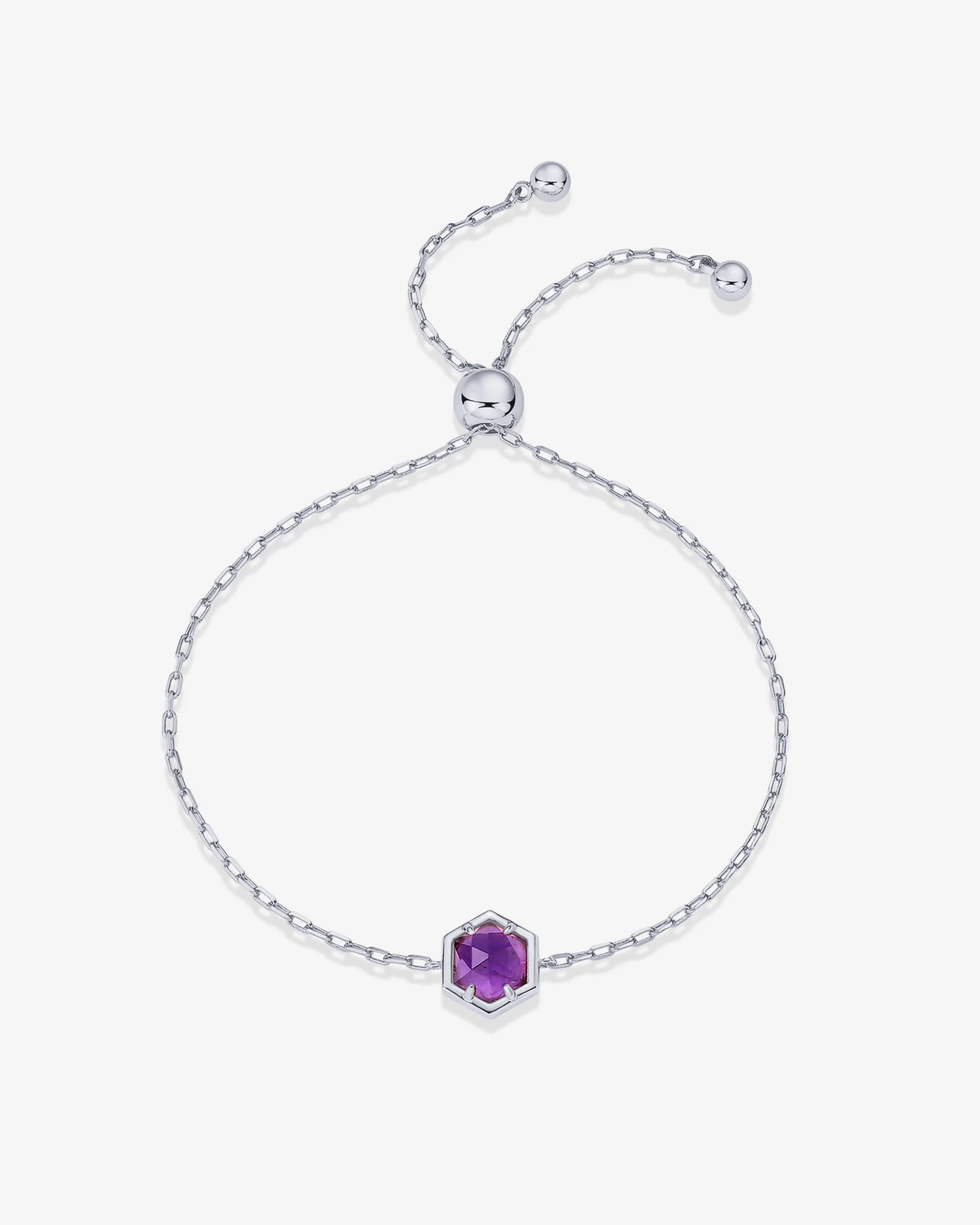 Gemstone Hexagon Bracelet - Image 16