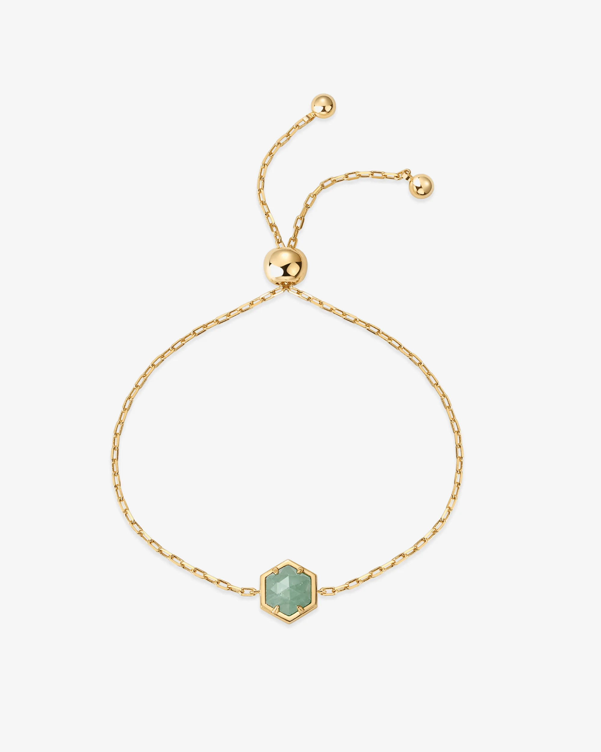 Gemstone Hexagon Bracelet - Image 4