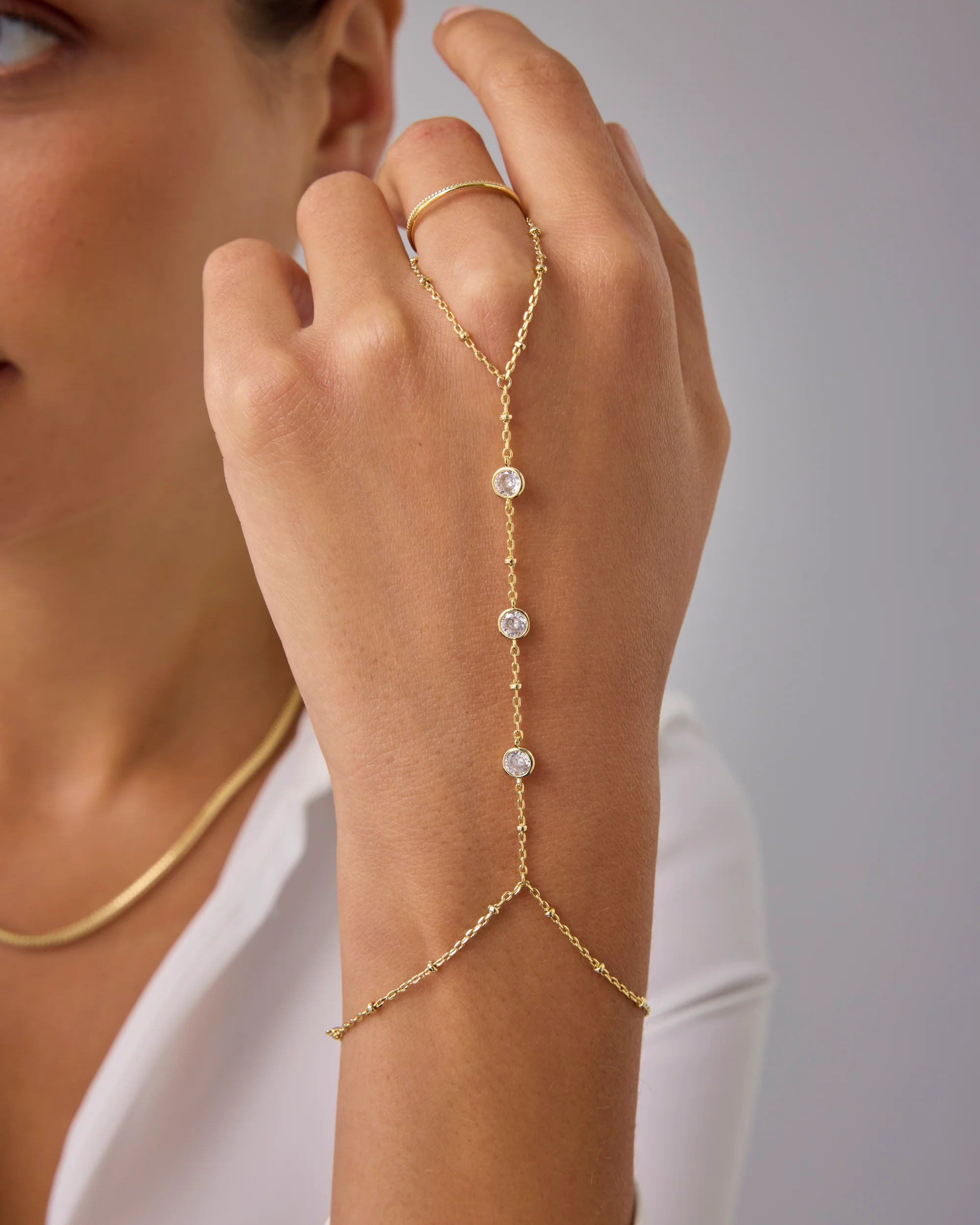 Glitter Wave Hand Chain - Image 5