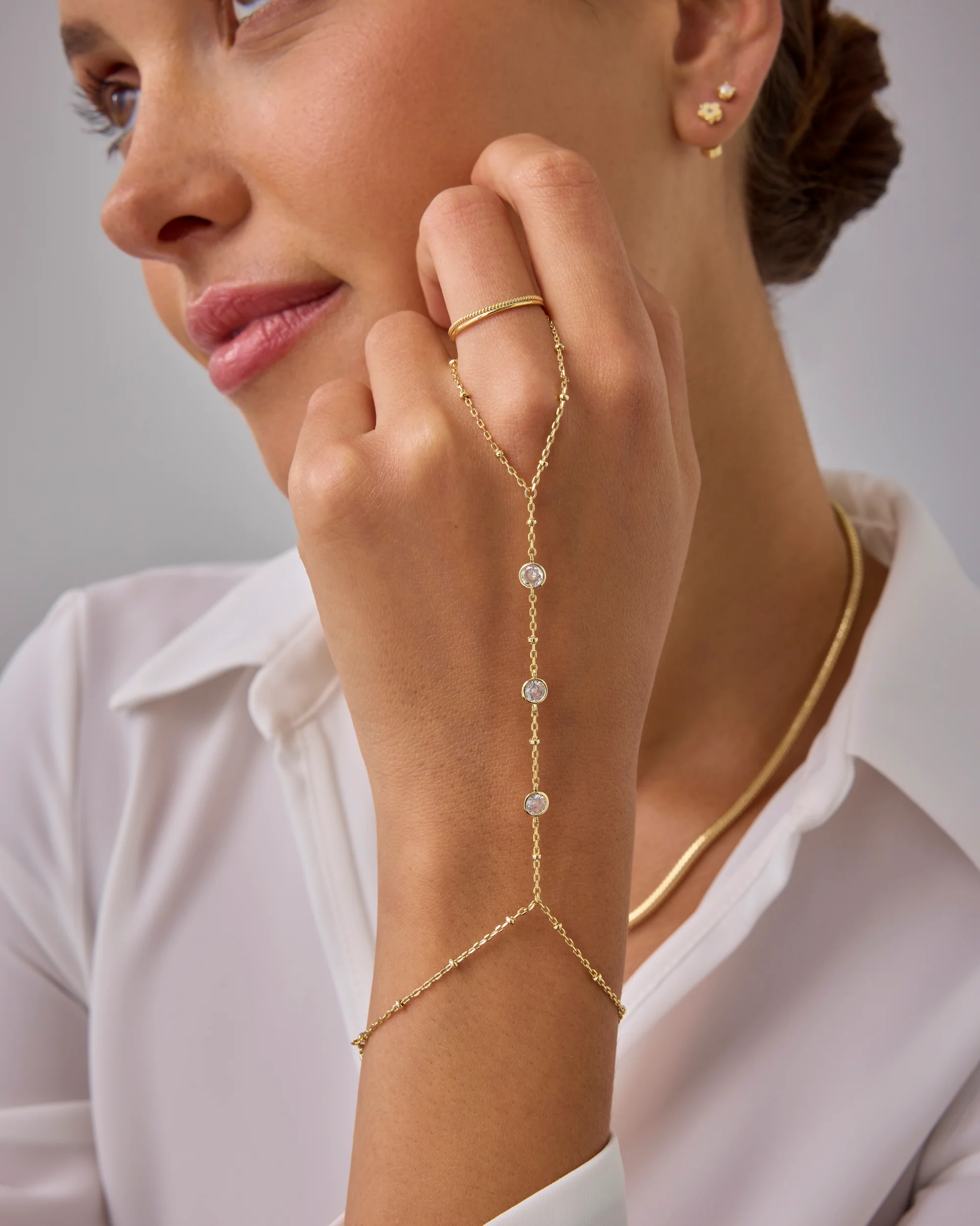 Glitter Wave Hand Chain - Image 6