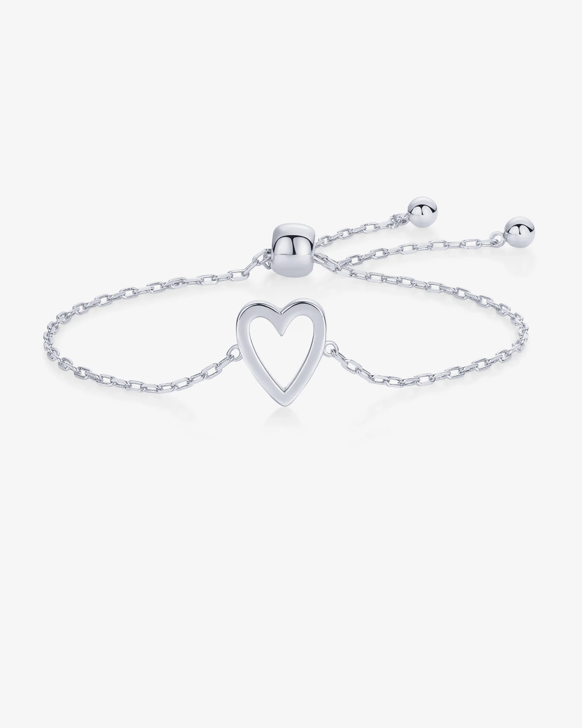 Heart Duo Charm Solitaire Bracelet - Image 12