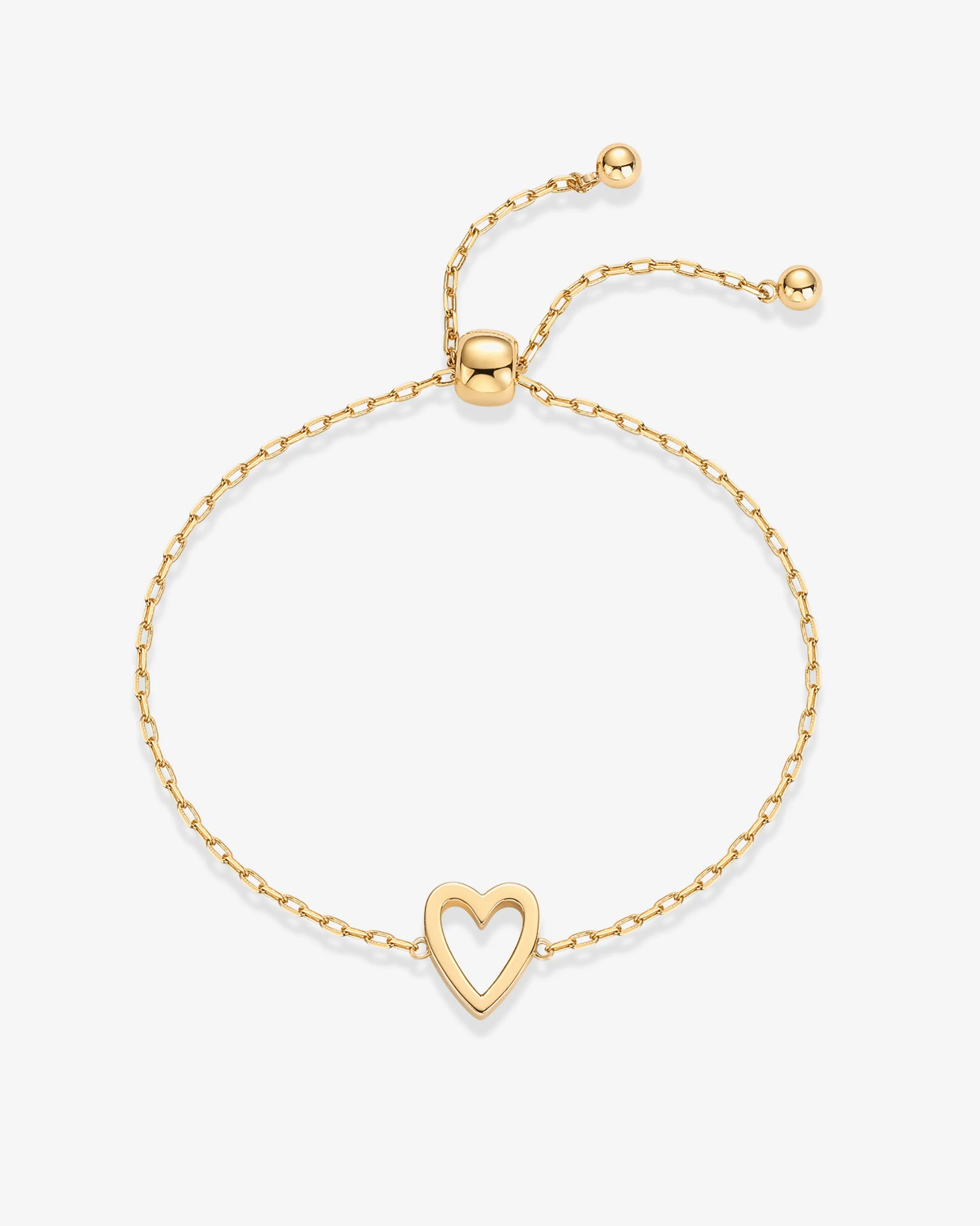 Heart Duo Charm Solitaire Bracelet - Image 3