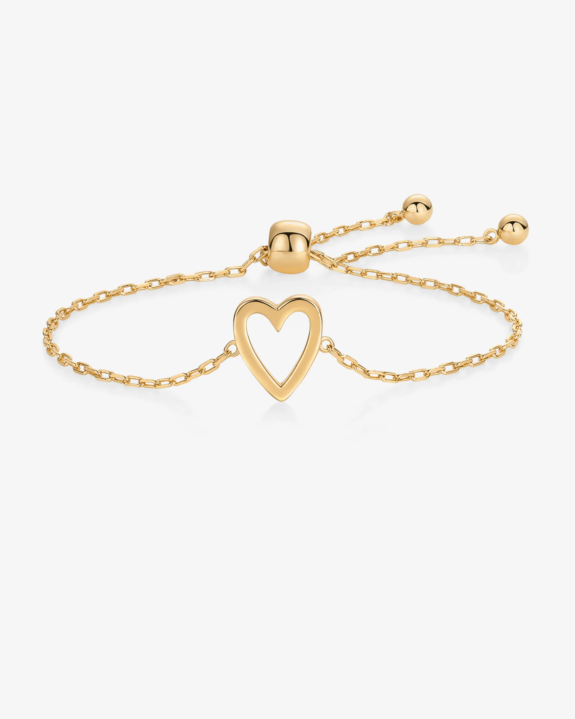 Heart Duo Charm Solitaire Bracelet - Image 5