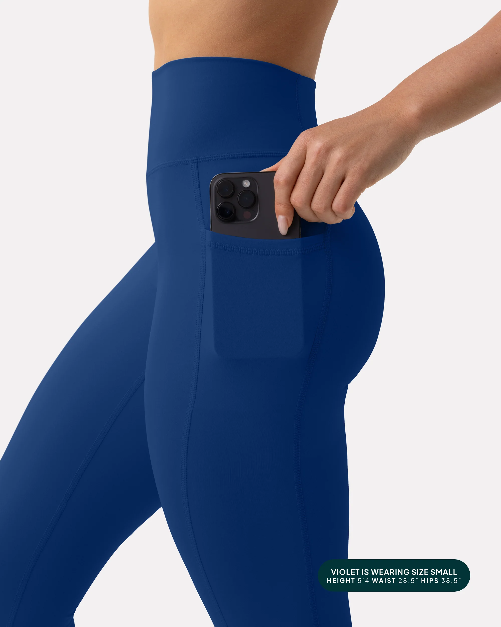 High-Waisted Butt Lifting Full-Length Leggings with Pockets - Image 26