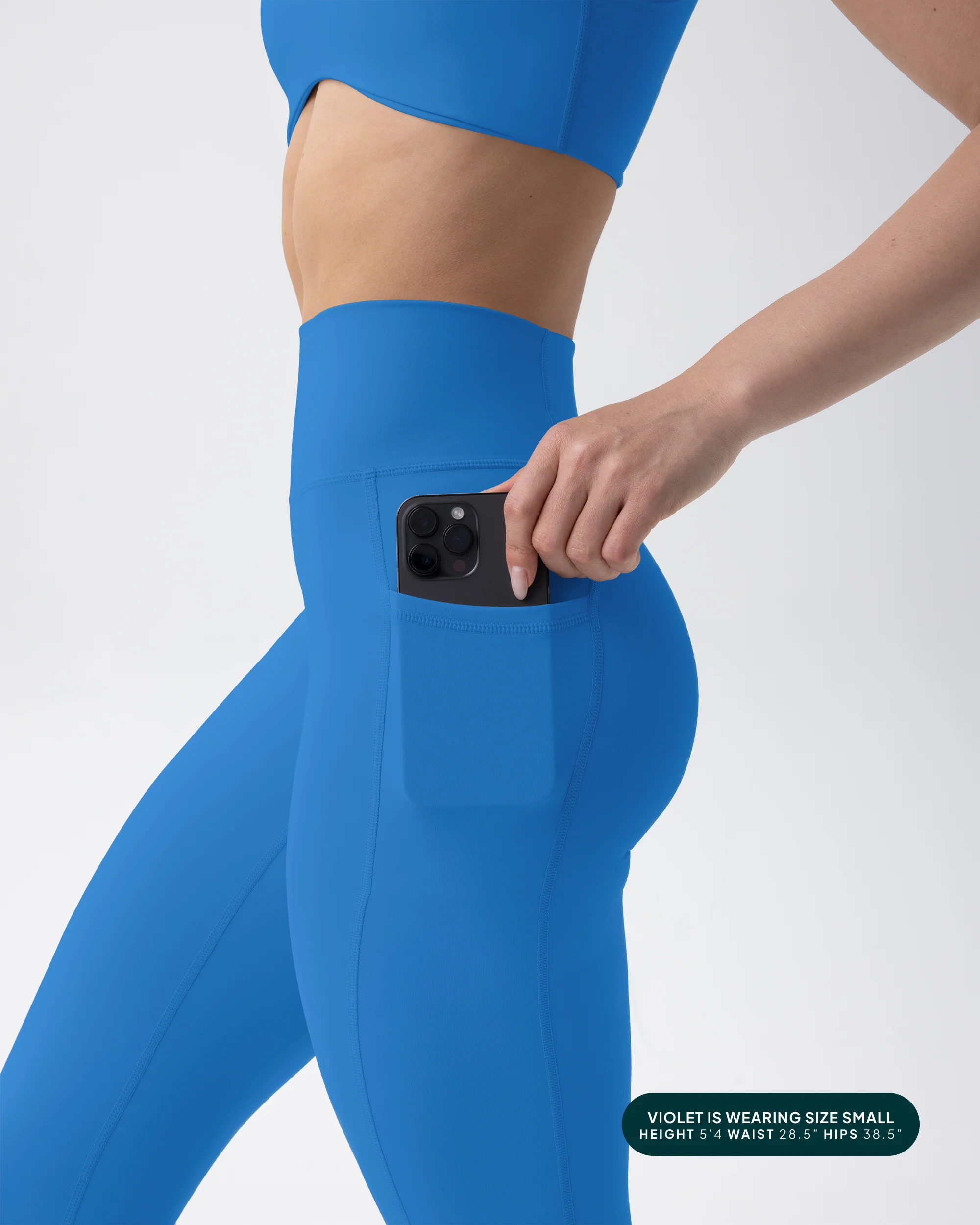 High-Waisted Butt Lifting Full-Length Leggings with Pockets - Image 38
