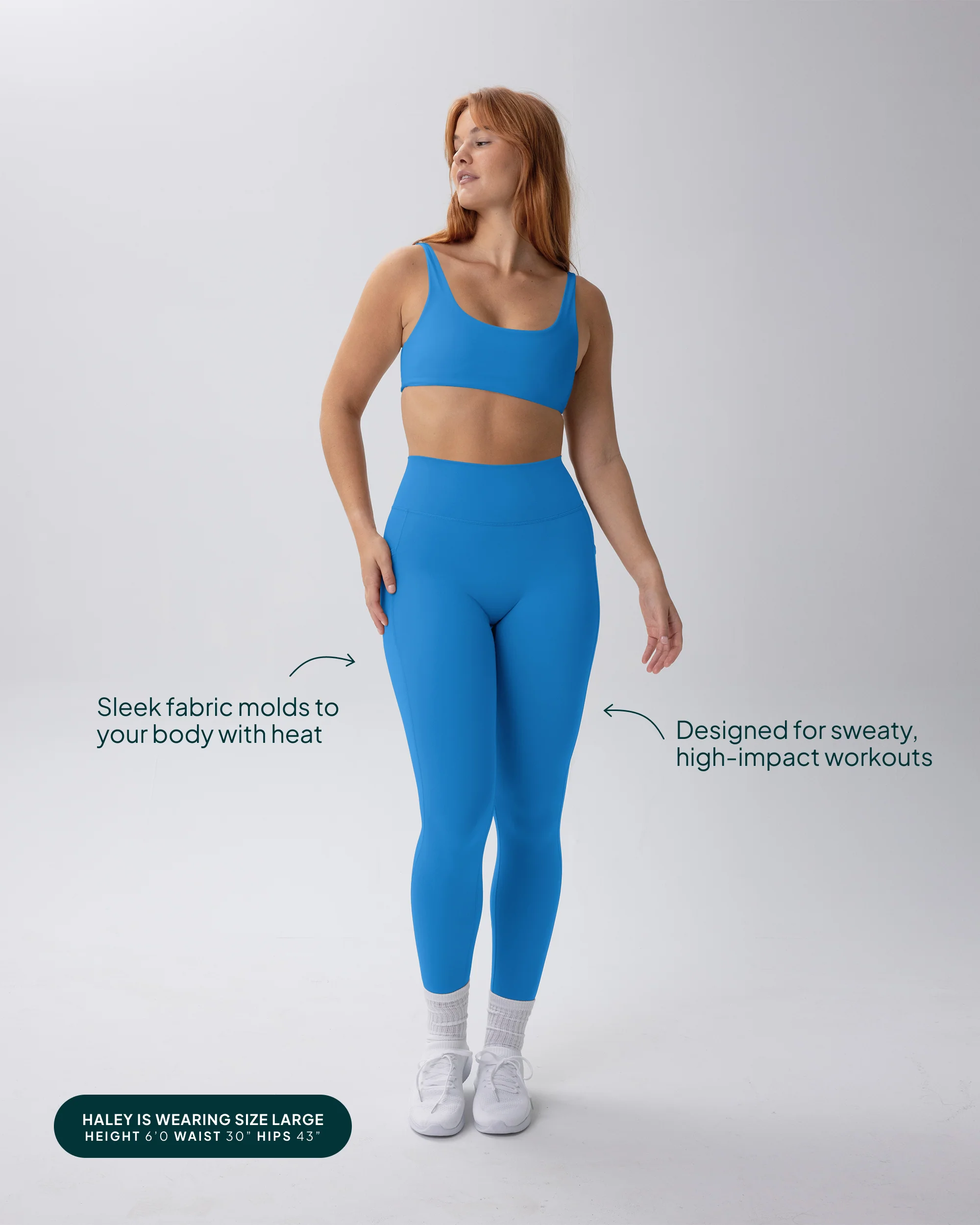 High-Waisted Butt Lifting Full-Length Leggings with Pockets - Image 41