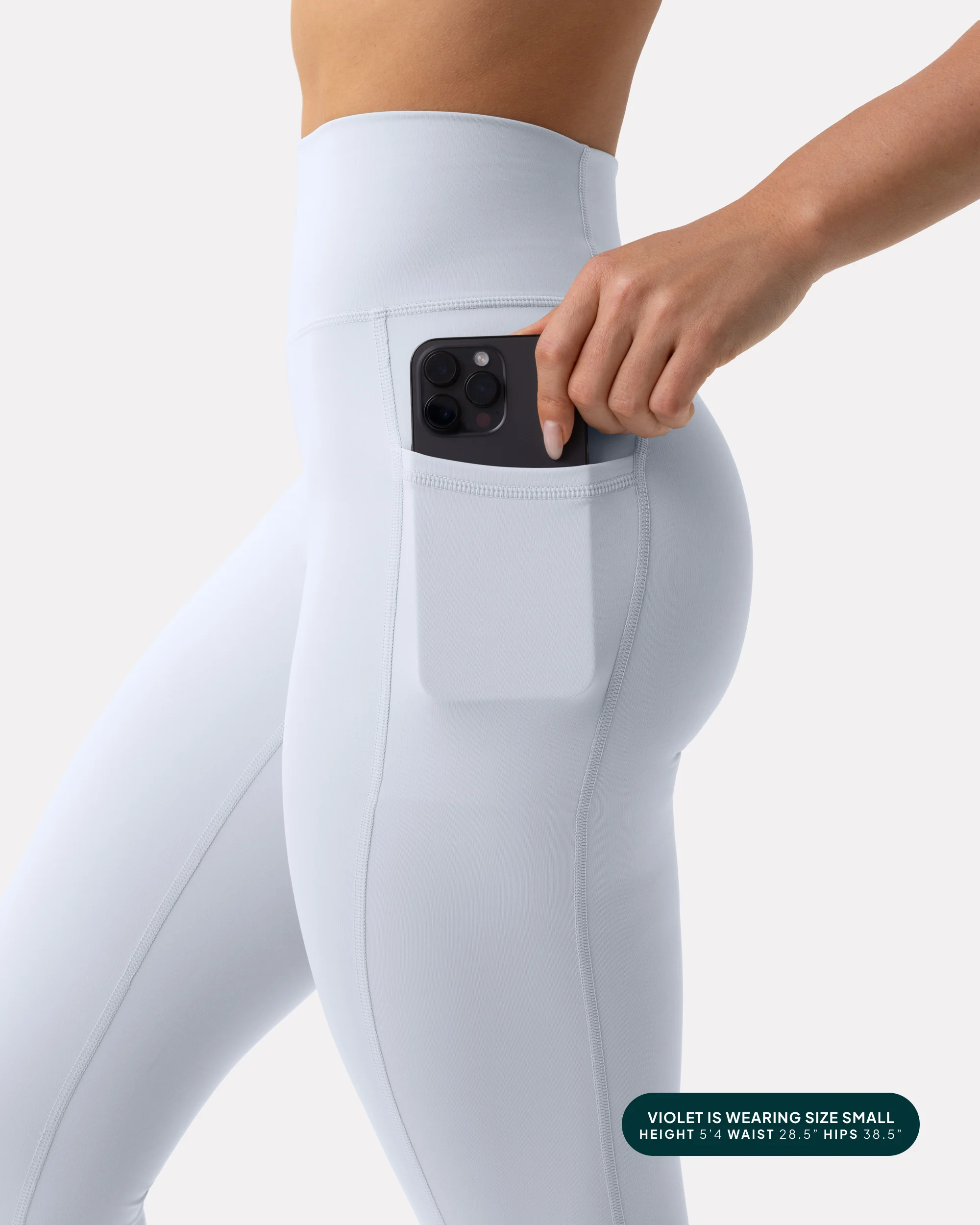 High-Waisted Butt Lifting Full-Length Leggings with Pockets - Image 50