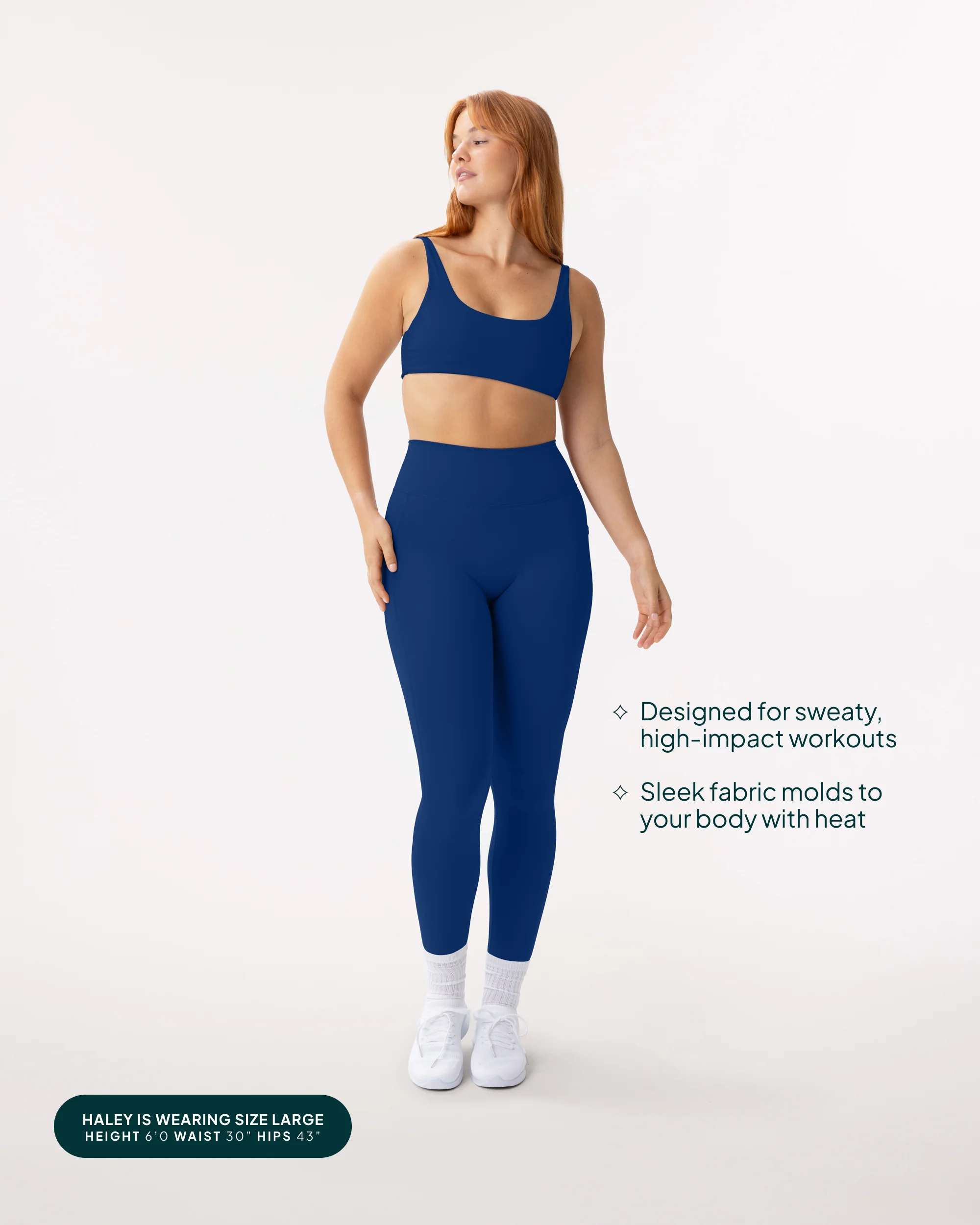 High-Waisted Butt Lifting Tall-Length Leggings with Pockets - Image 19