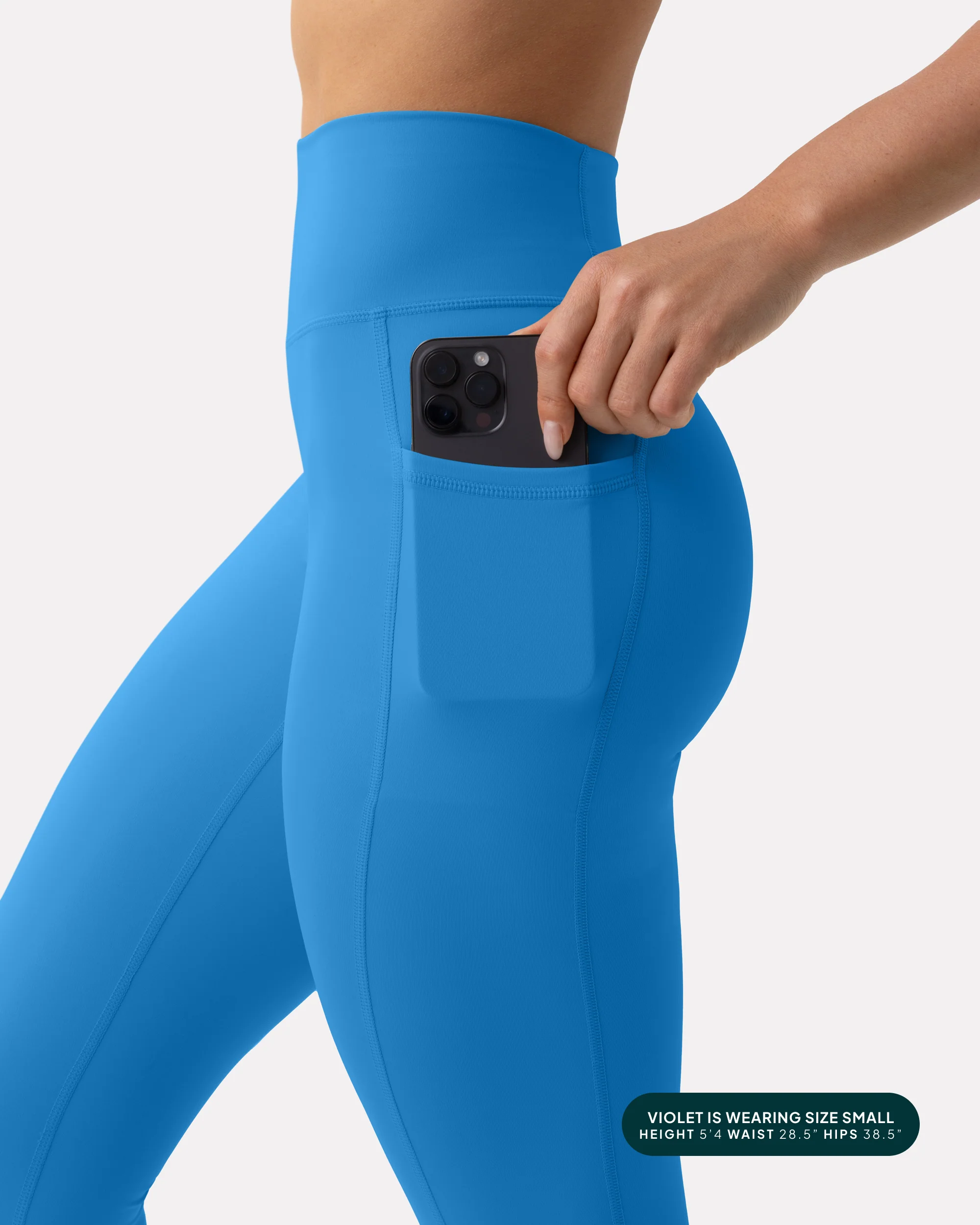 High-Waisted Butt Lifting Tall-Length Leggings with Pockets - Image 23