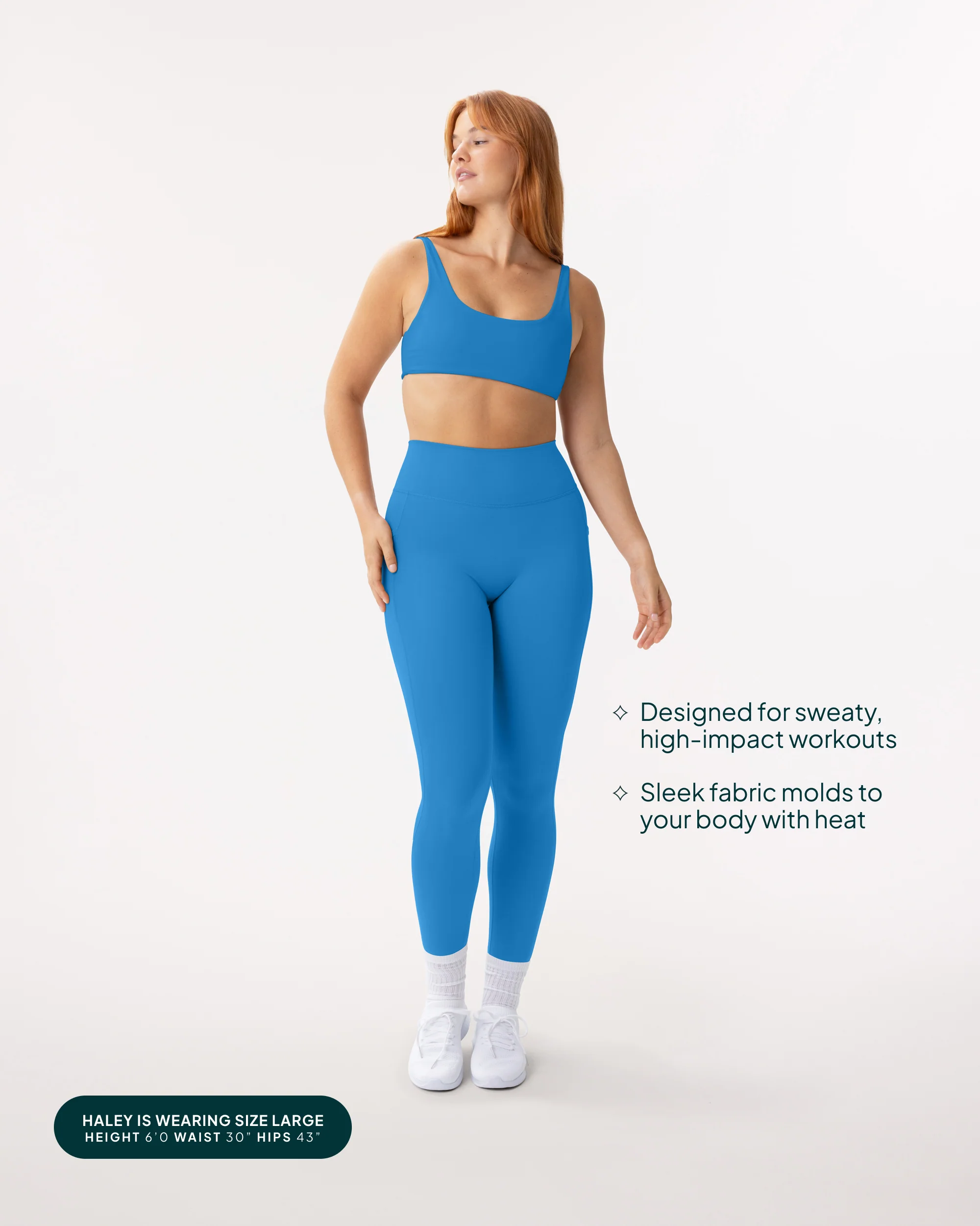 High-Waisted Butt Lifting Tall-Length Leggings with Pockets - Image 24
