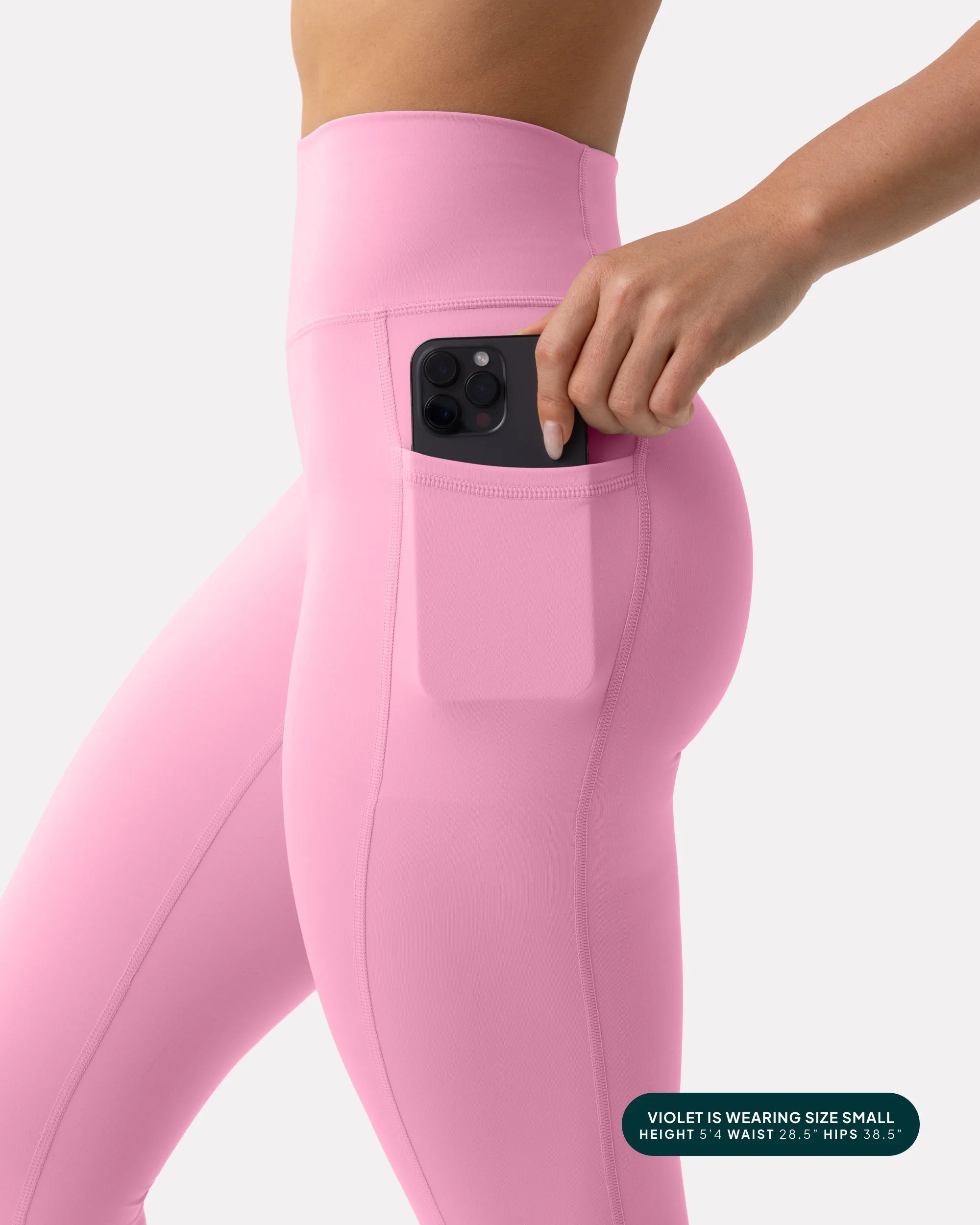 High-Waisted Butt Lifting Tall-Length Leggings with Pockets - Image 28