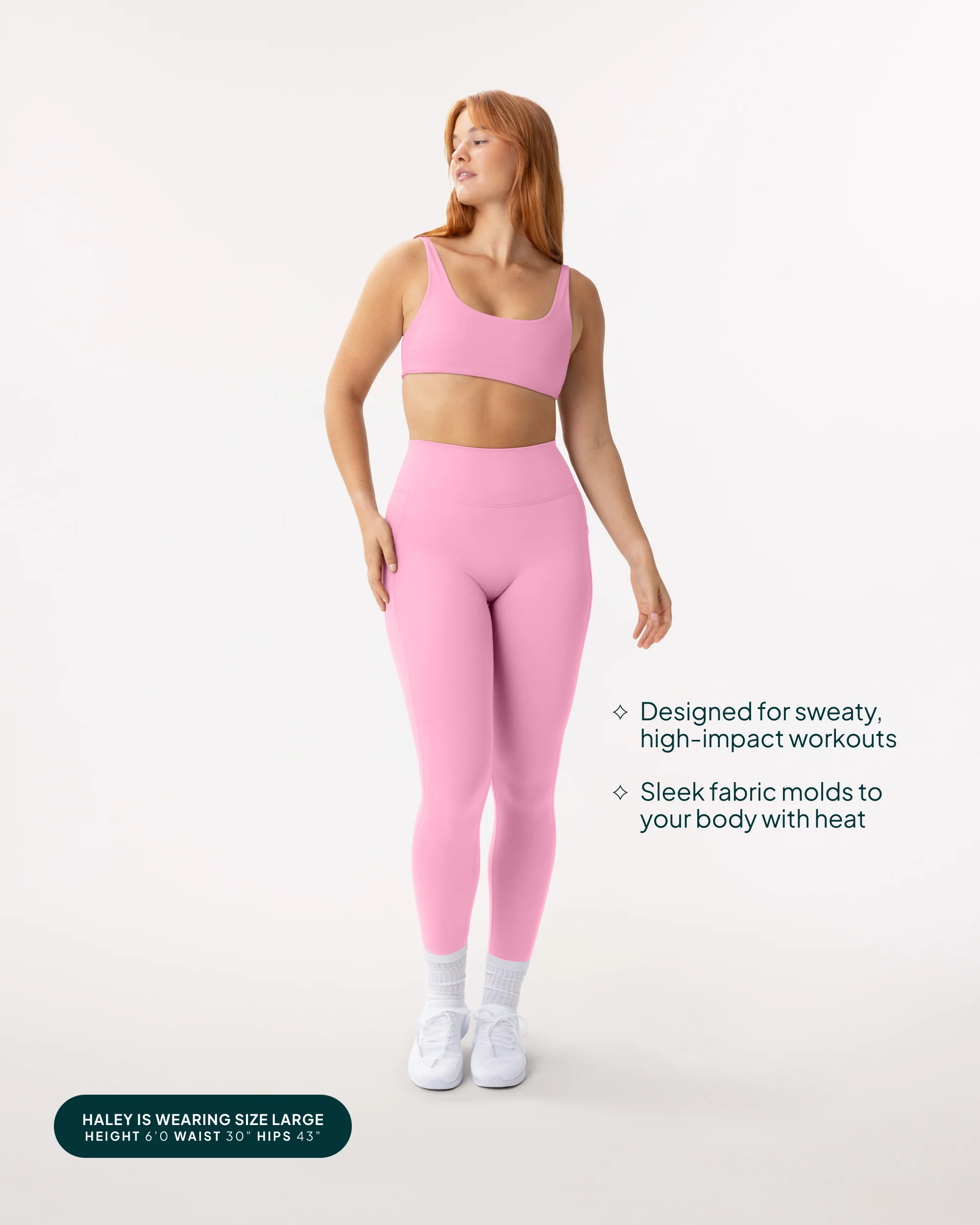 High-Waisted Butt Lifting Tall-Length Leggings with Pockets - Image 29