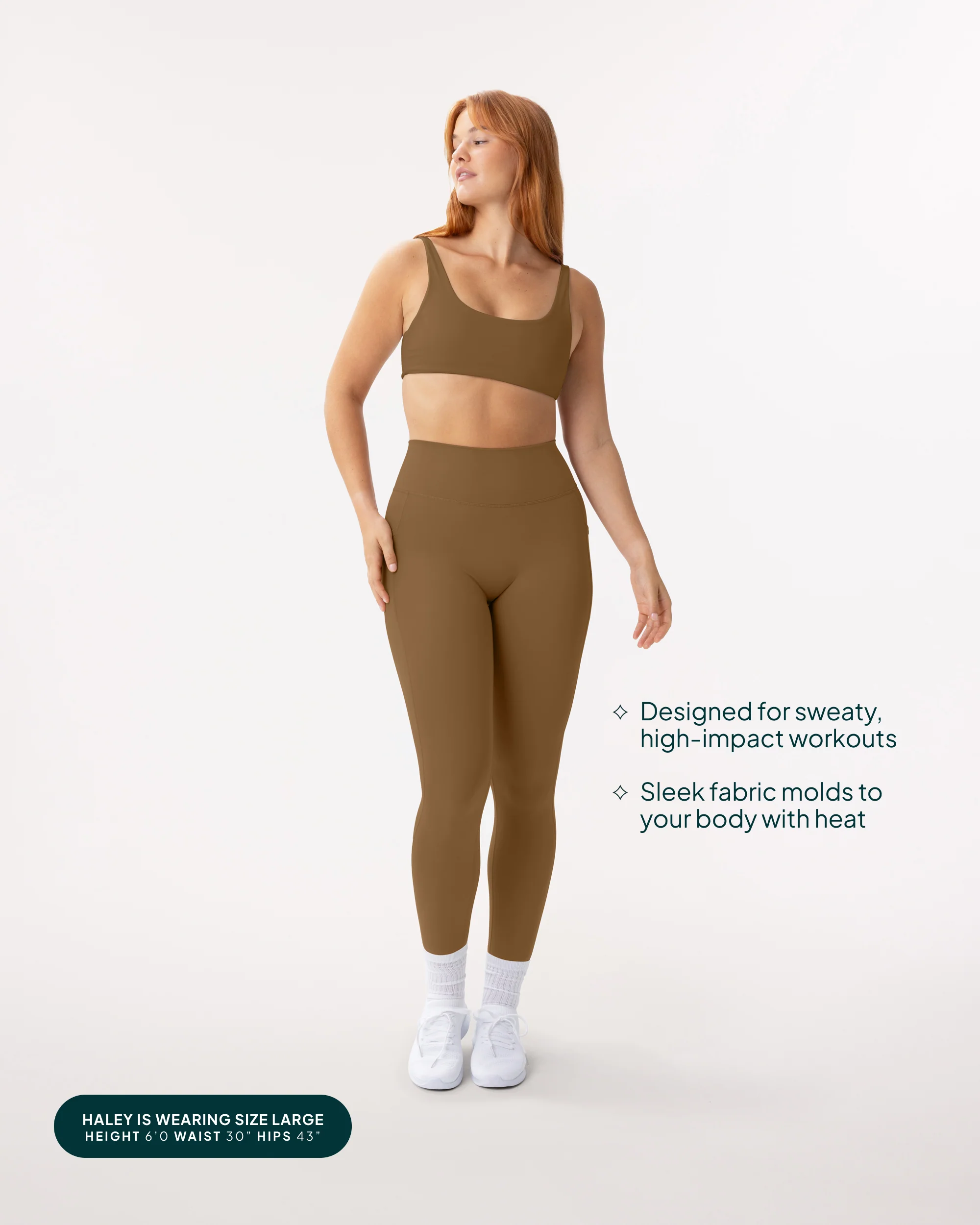 High-Waisted Butt Lifting Tall-Length Leggings with Pockets - Image 39