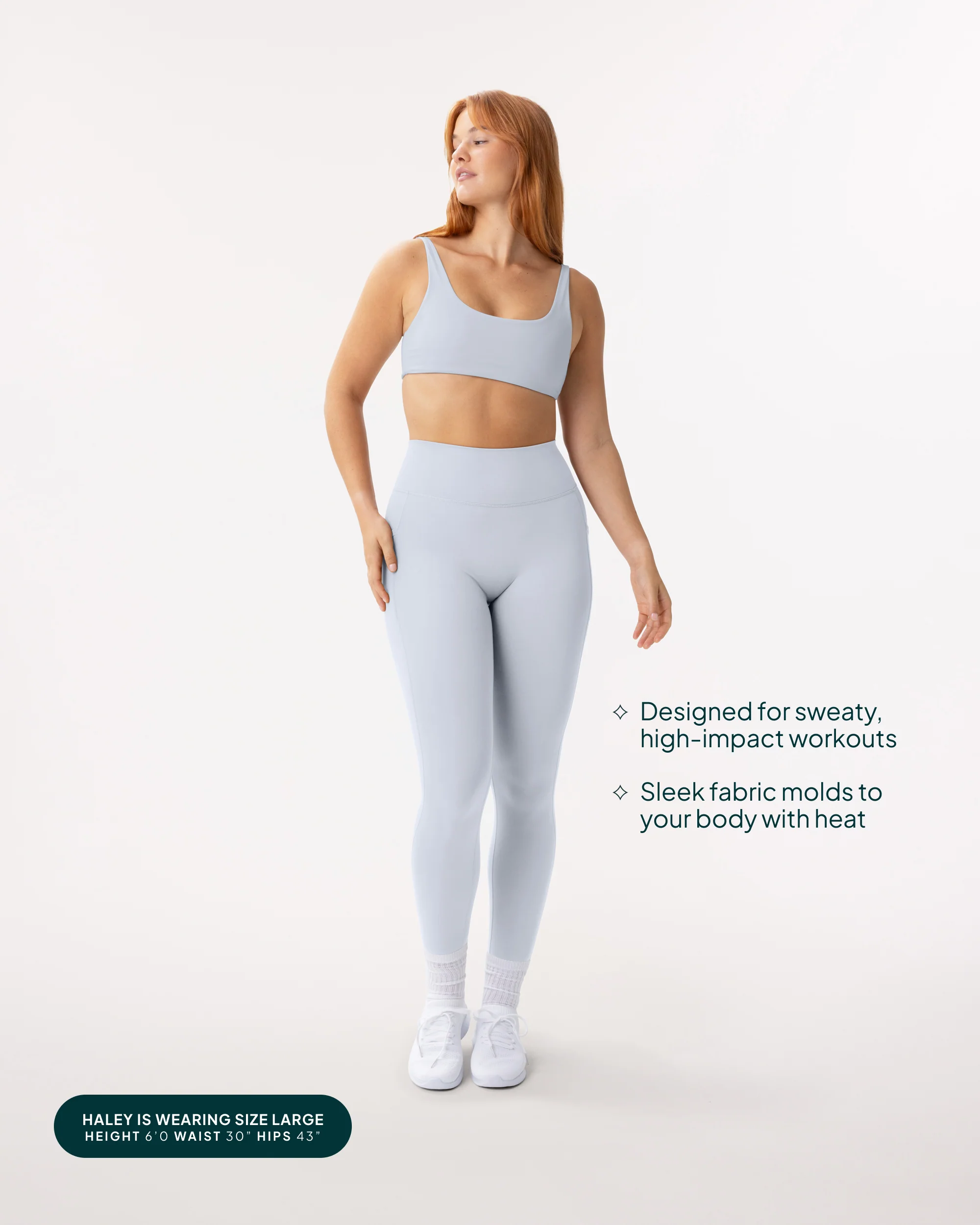 High-Waisted Butt Lifting Tall-Length Leggings with Pockets - Image 44