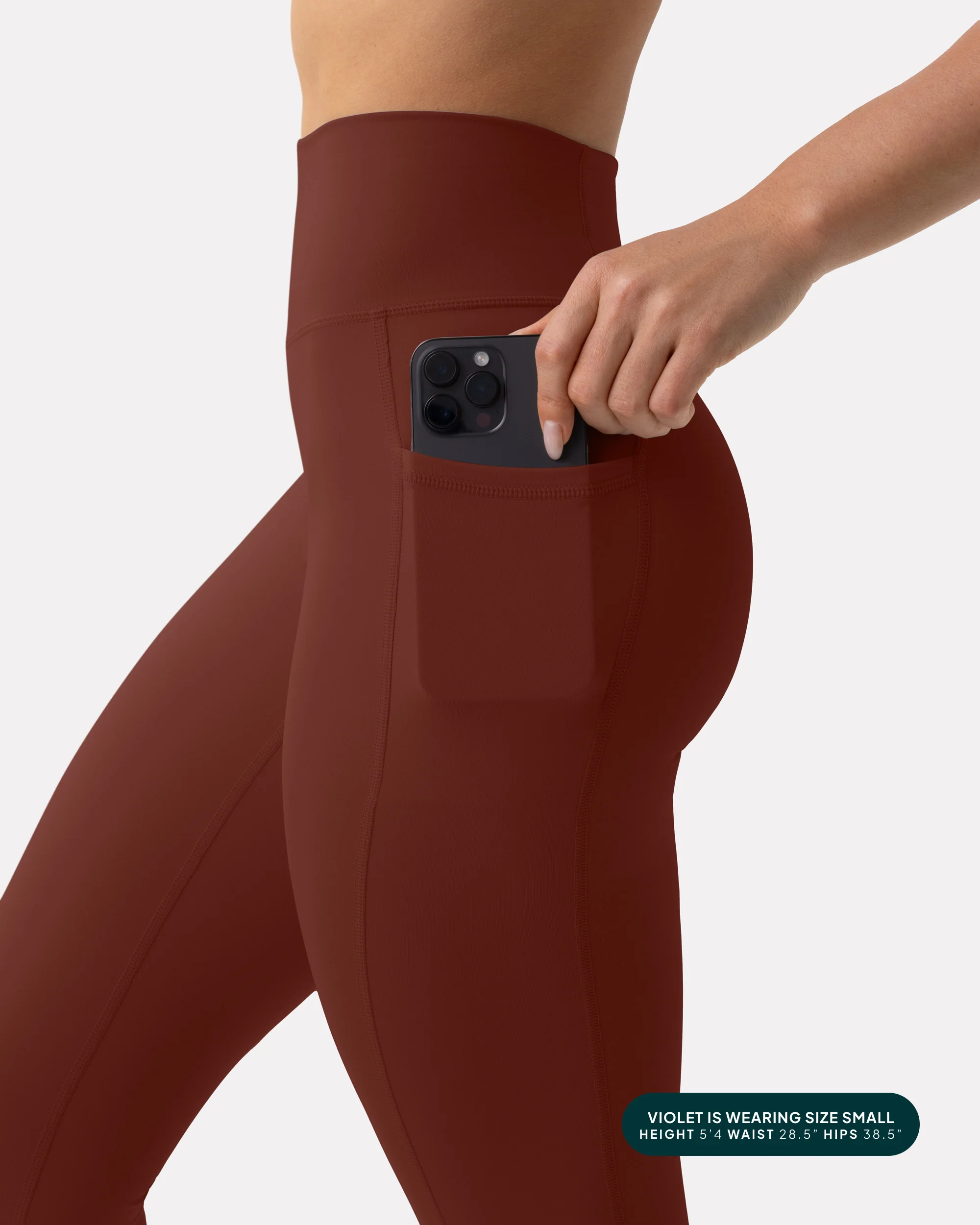High-Waisted Butt Lifting Tall-Length Leggings with Pockets - Image 53