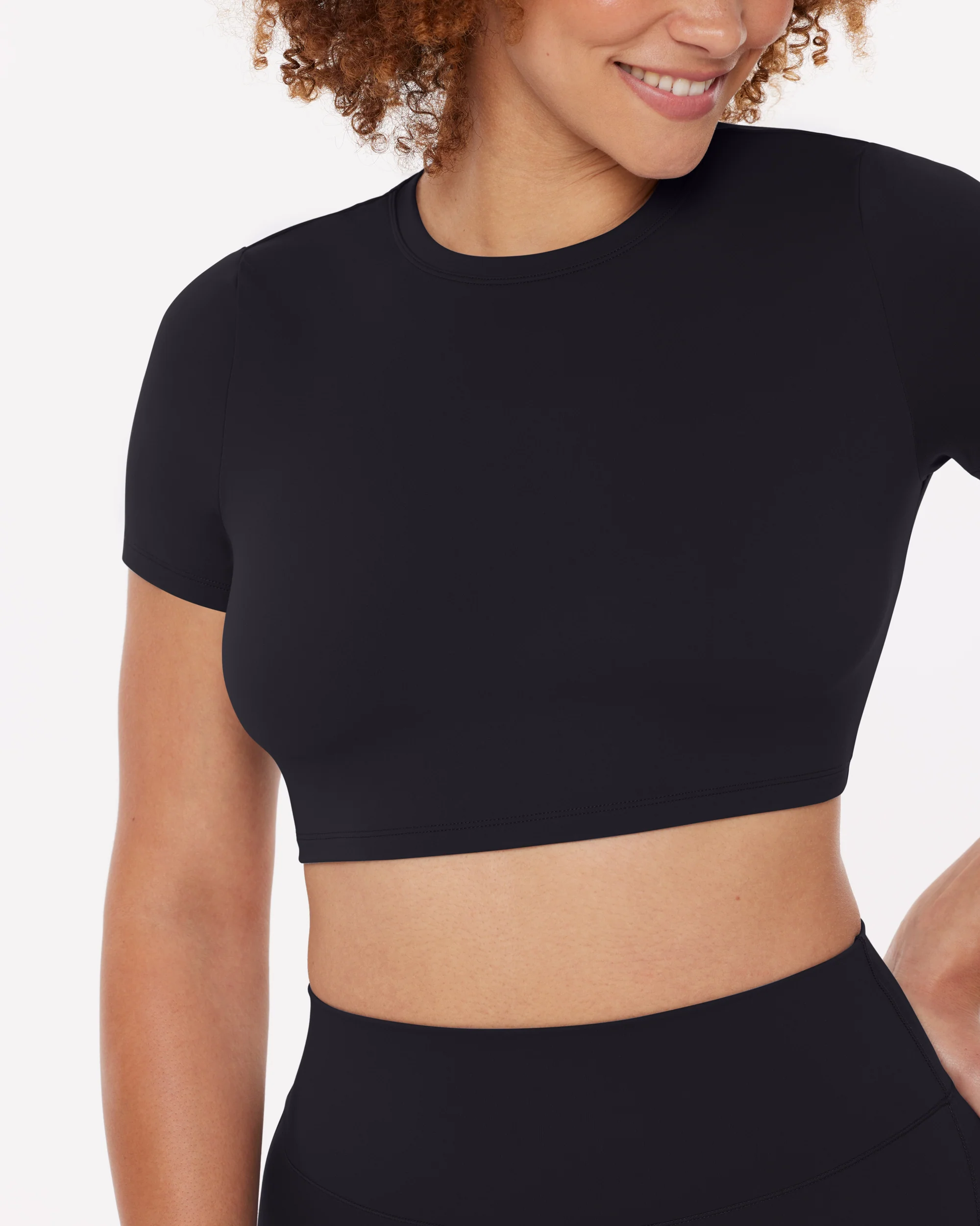 Lounge Athleisure Short Sleeve Crop T-Shirt - Image 17