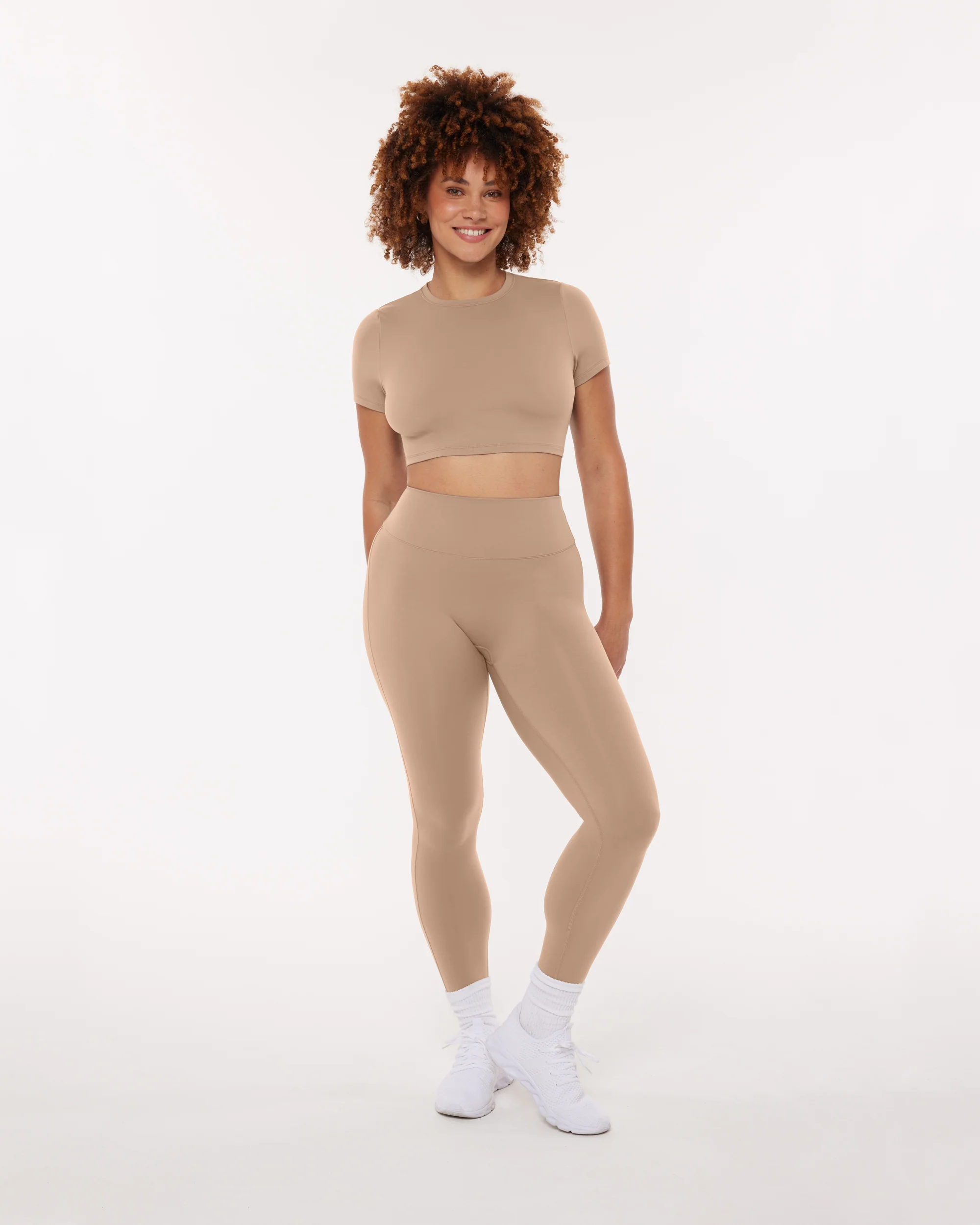 Lounge Athleisure Short Sleeve Crop T-Shirt - Image 27