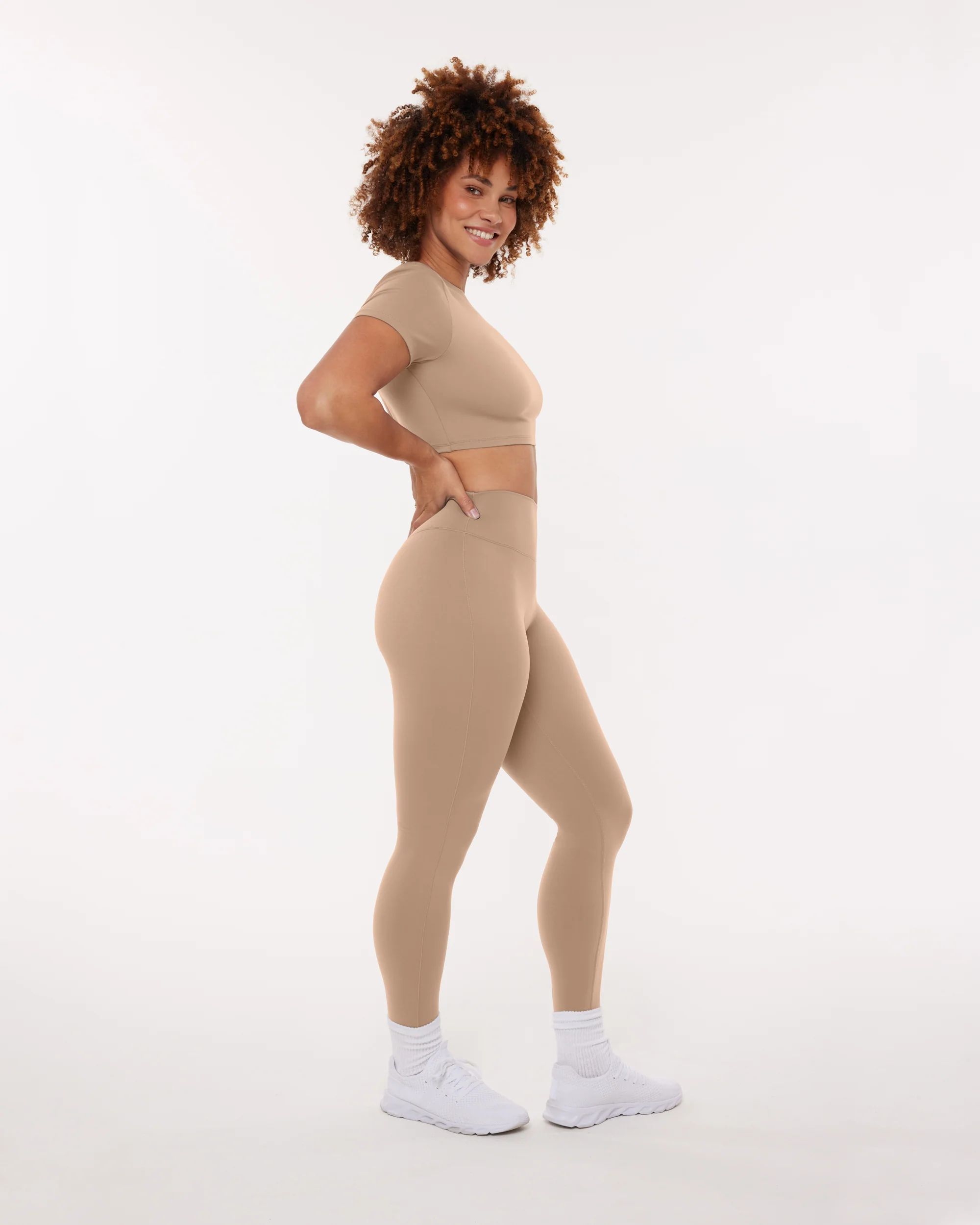 Lounge Athleisure Short Sleeve Crop T-Shirt - Image 29