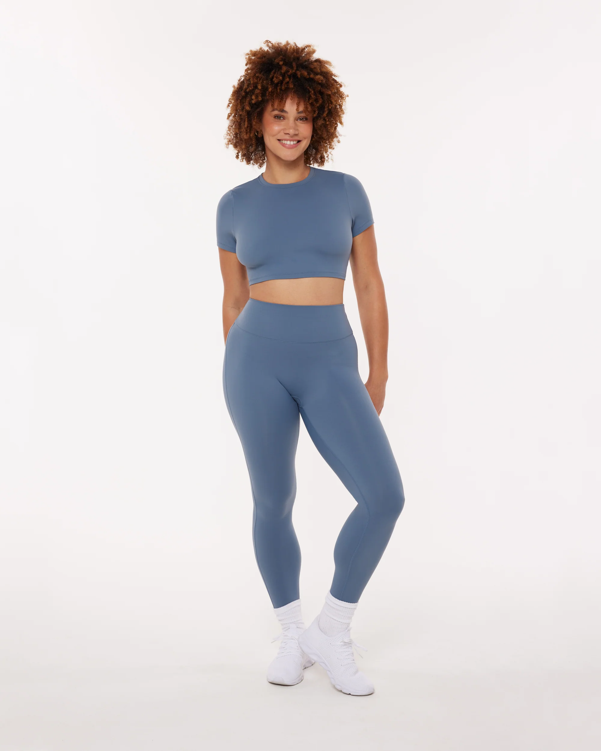 Lounge Athleisure Short Sleeve Crop T-Shirt - Image 8