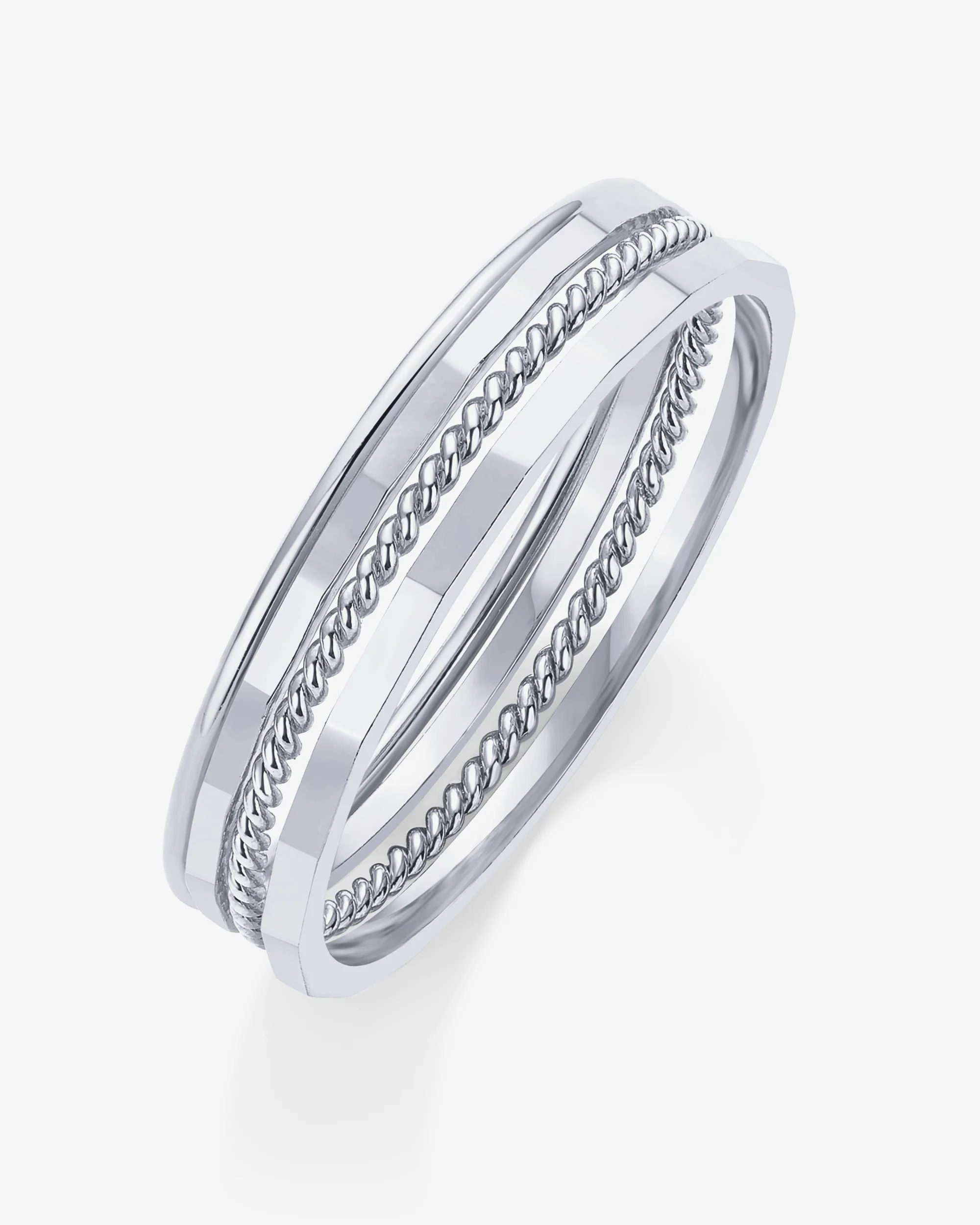 Minimalist Stacking Ring Set - Image 11