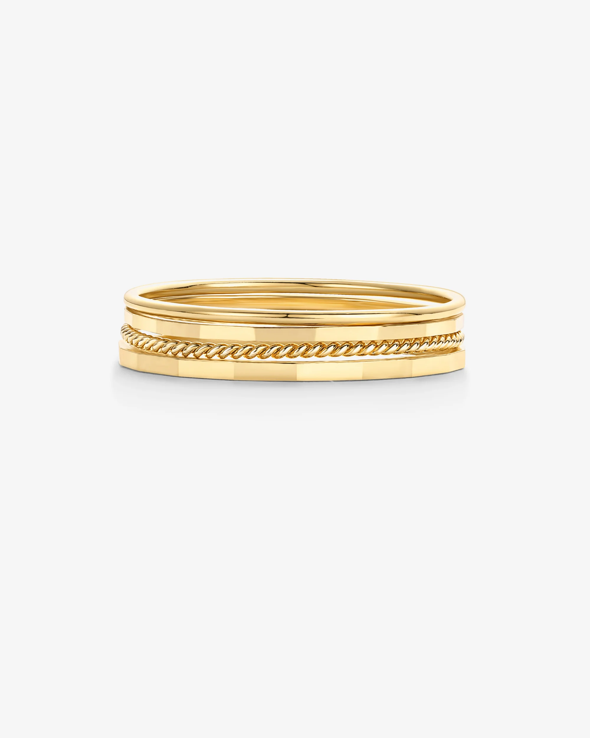 Minimalist Stacking Ring Set - Image 3