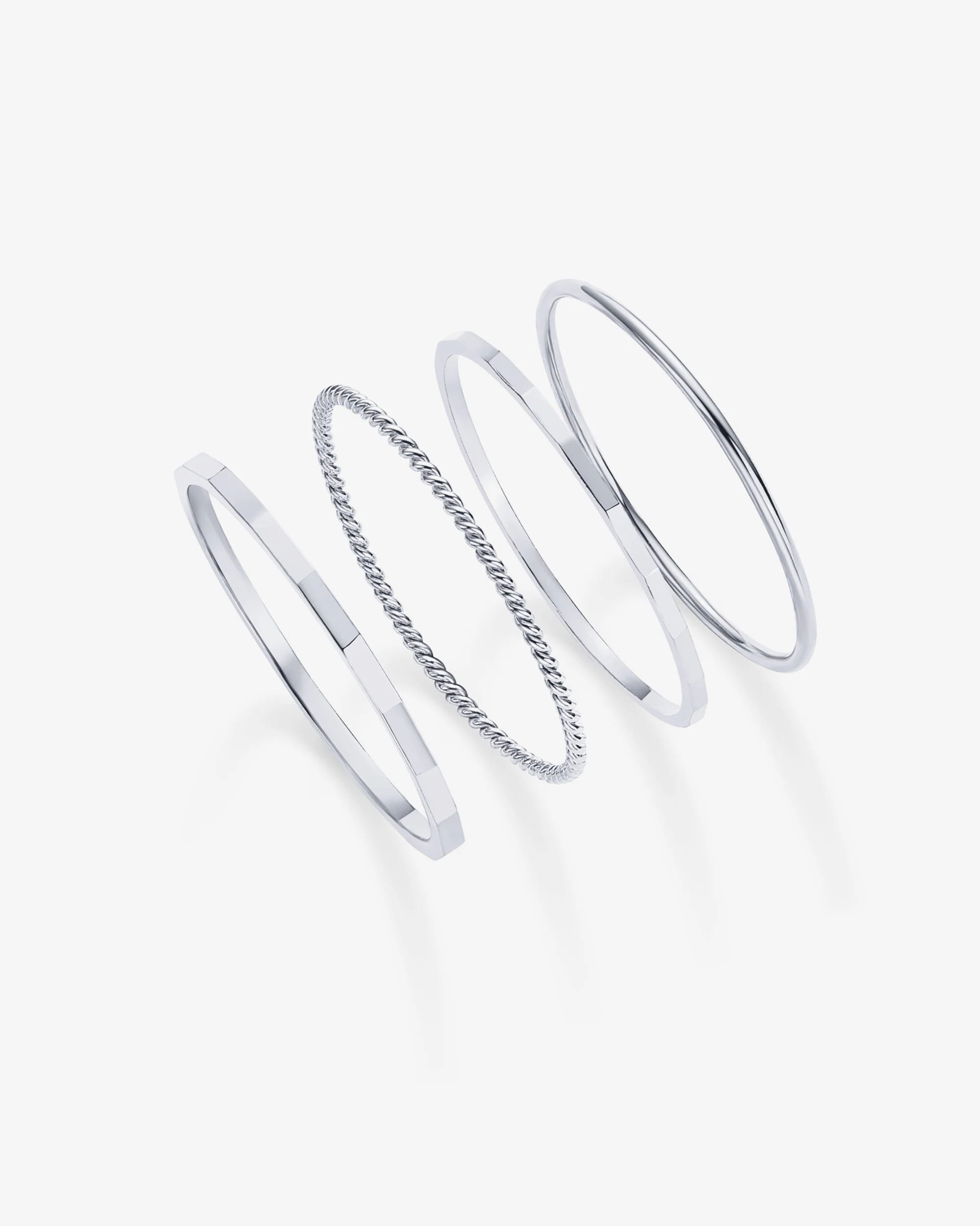 Minimalist Stacking Ring Set - Image 8