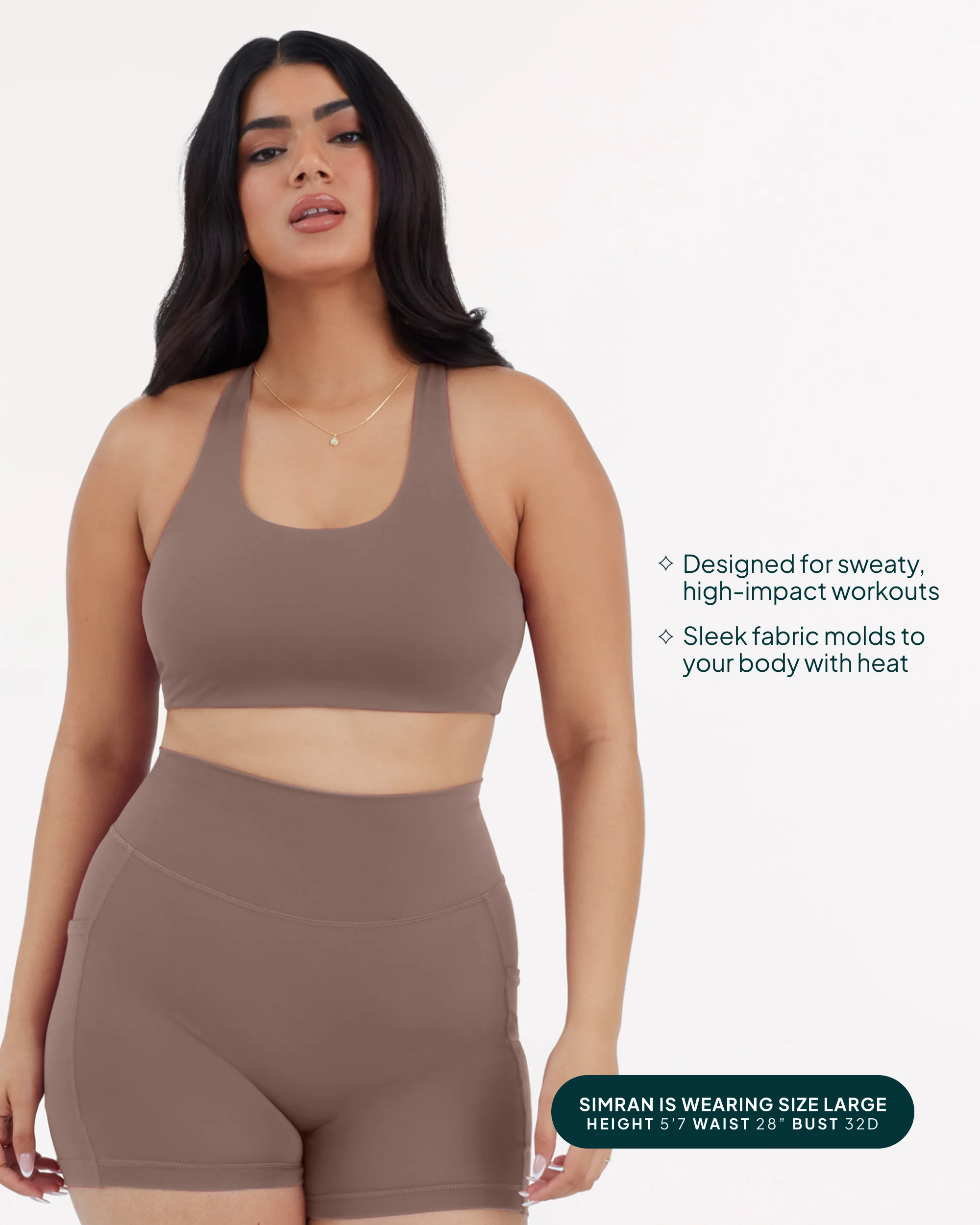 Performance High-Support Racerback Sports Bra - Image 100