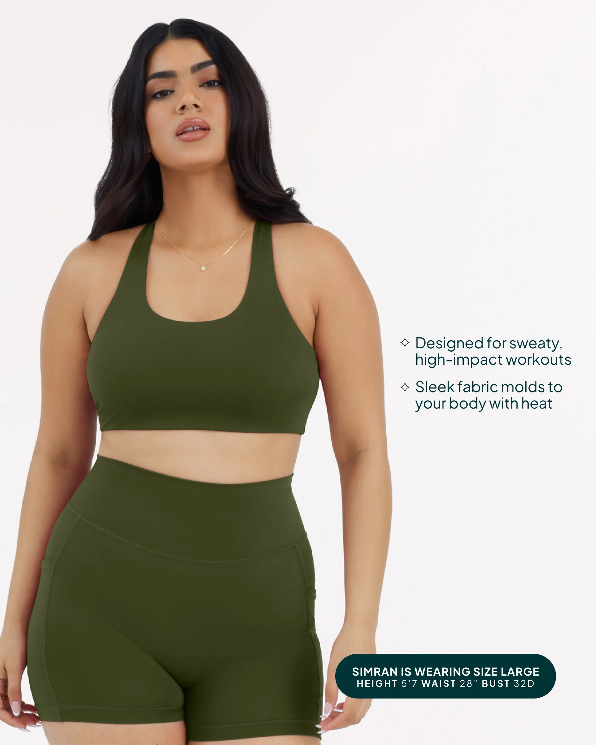 Performance High-Support Racerback Sports Bra - Image 4