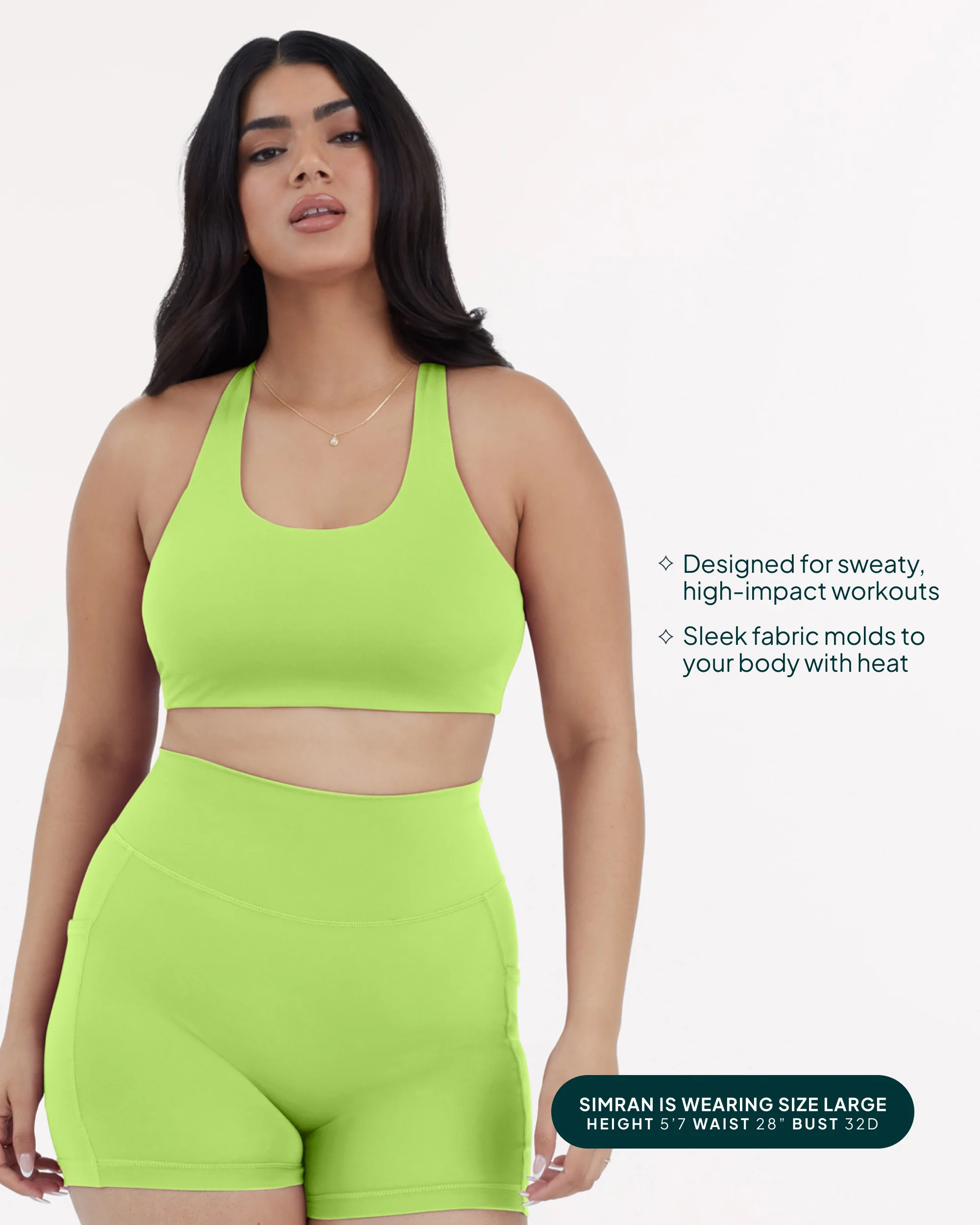 Performance High-Support Racerback Sports Bra - Image 79