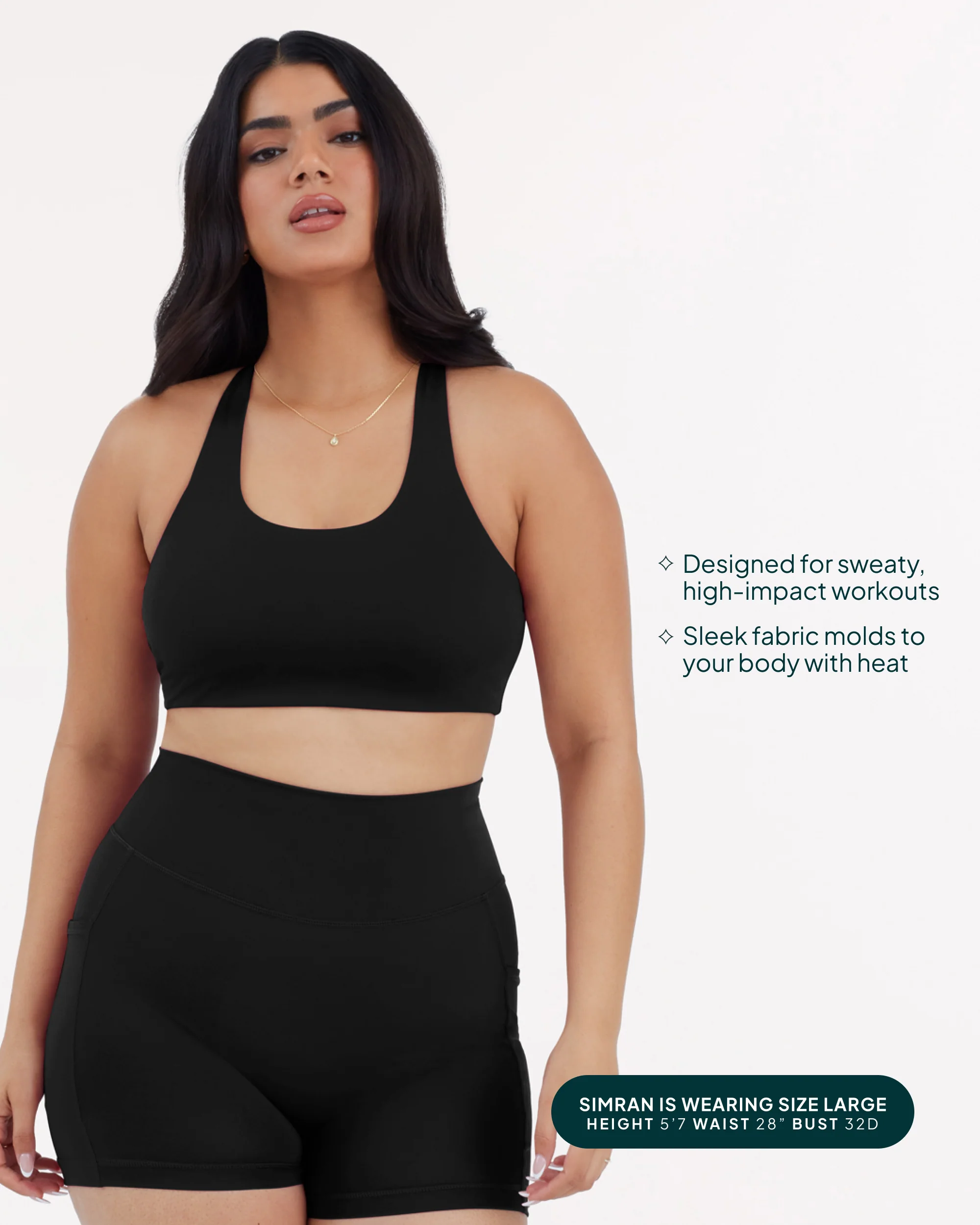 Performance High-Support Racerback Sports Bra - Image 82