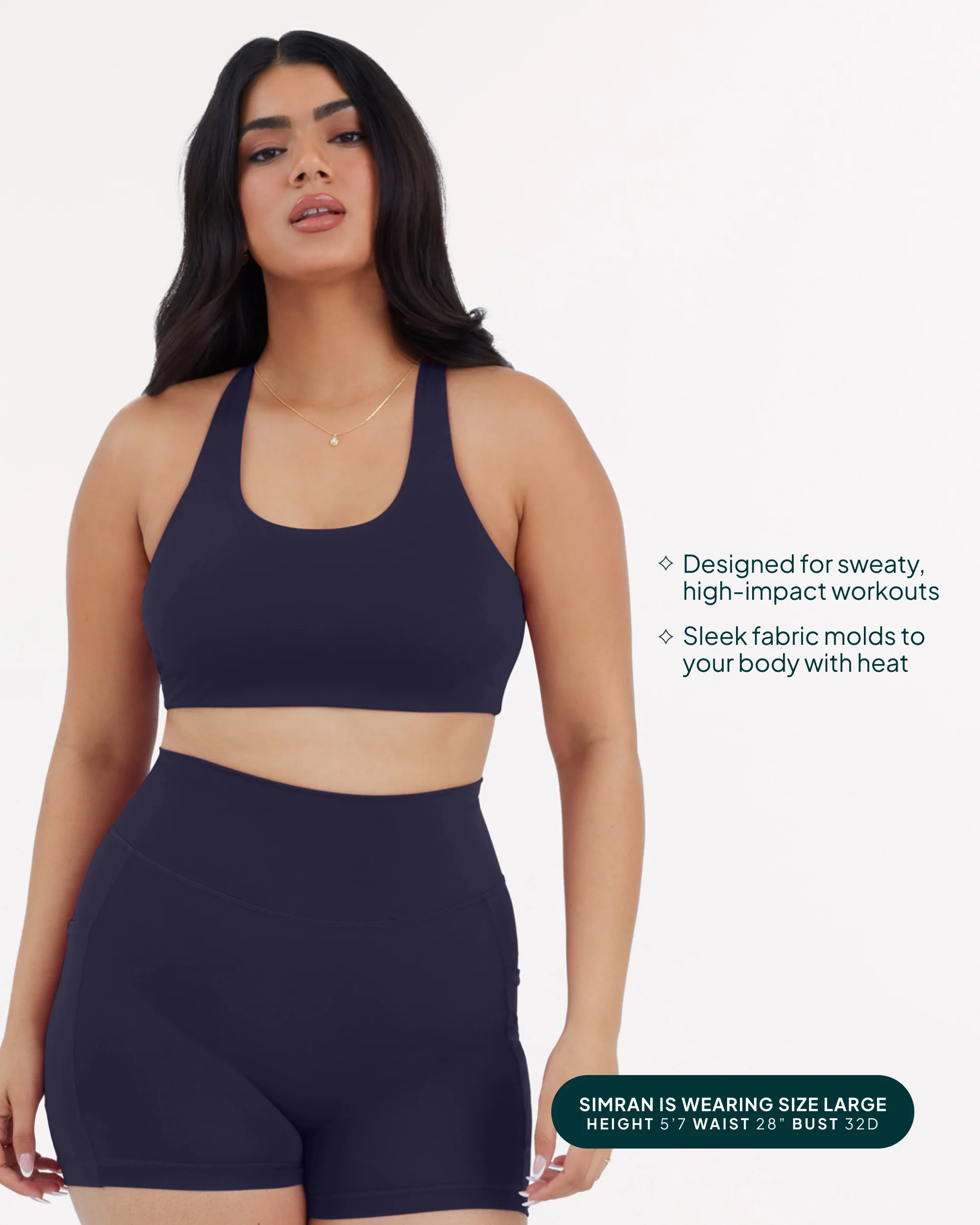 Performance High-Support Racerback Sports Bra - Image 91