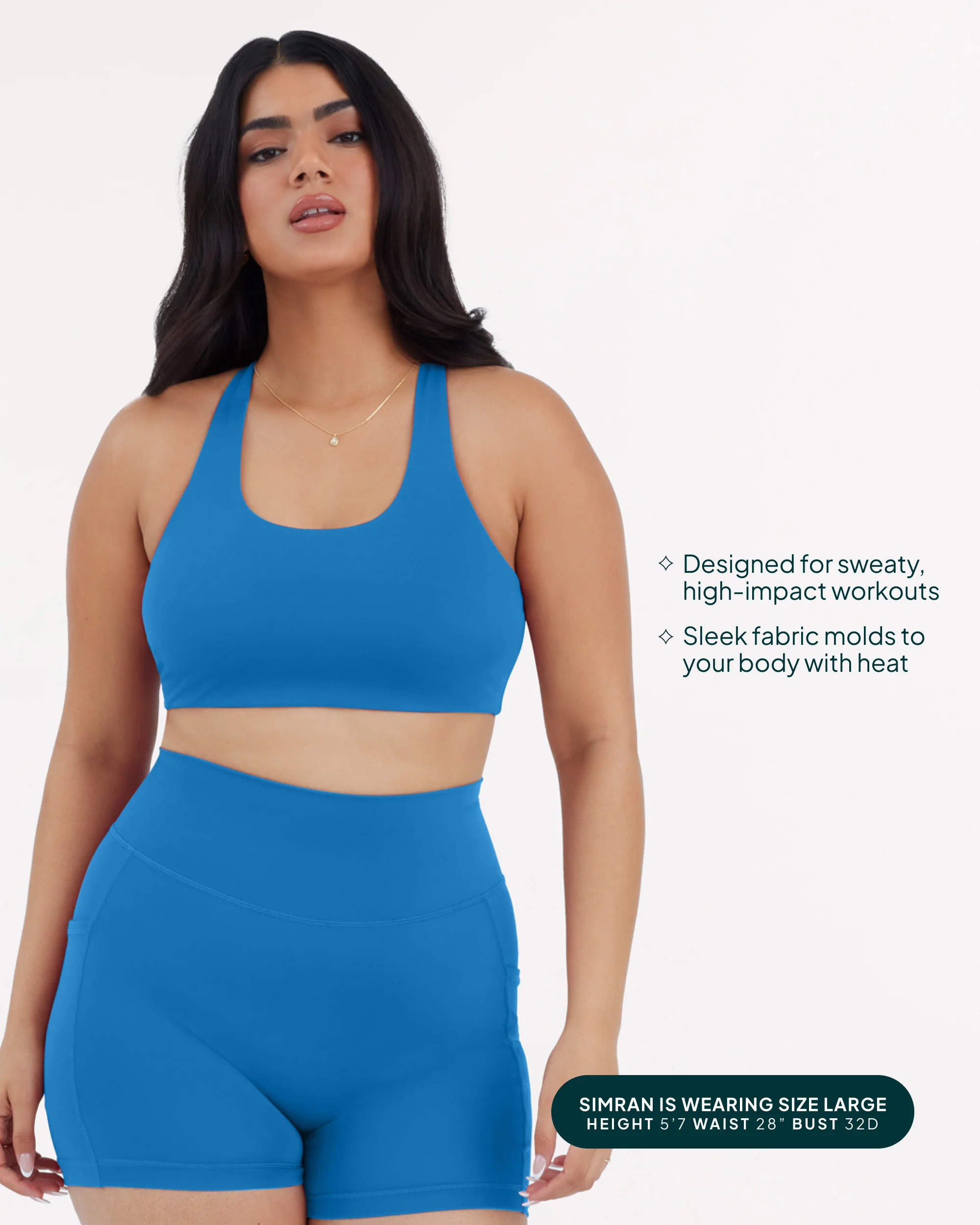 Performance High-Support Racerback Sports Bra - Image 97