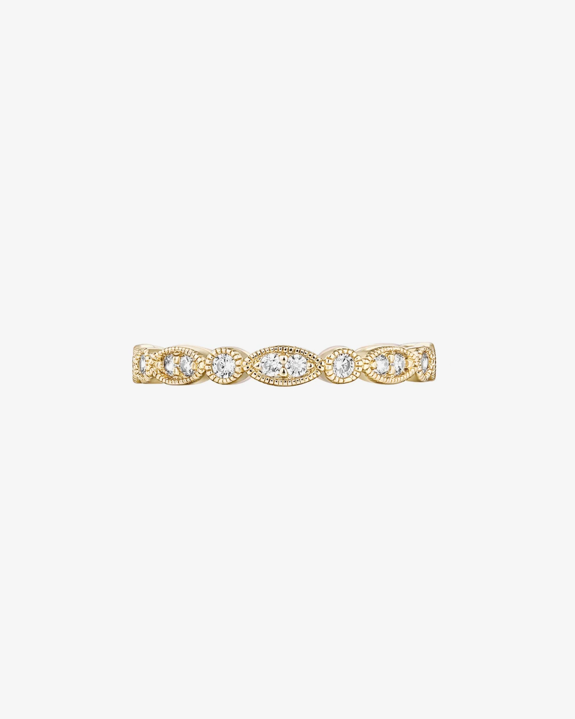 Round Milgrain Eternity Band - Image 4