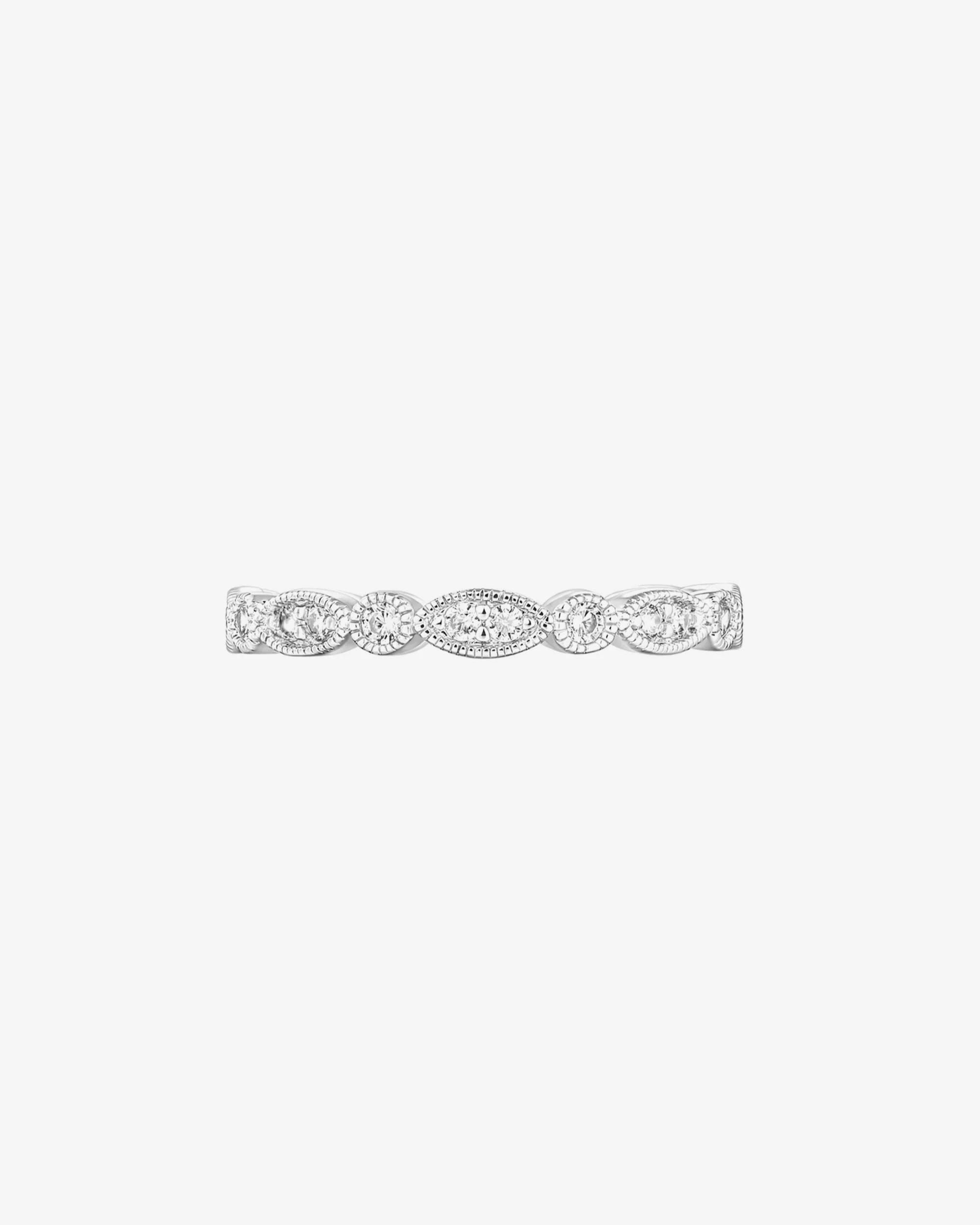 Round Milgrain Eternity Band - Image 9