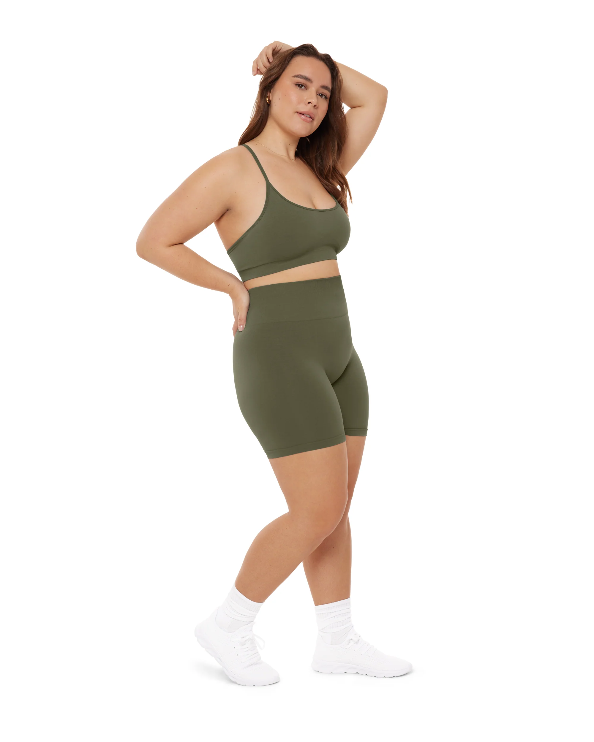 Seamless High-Waisted 6" Butt Lifting Biker Shorts - Image 10