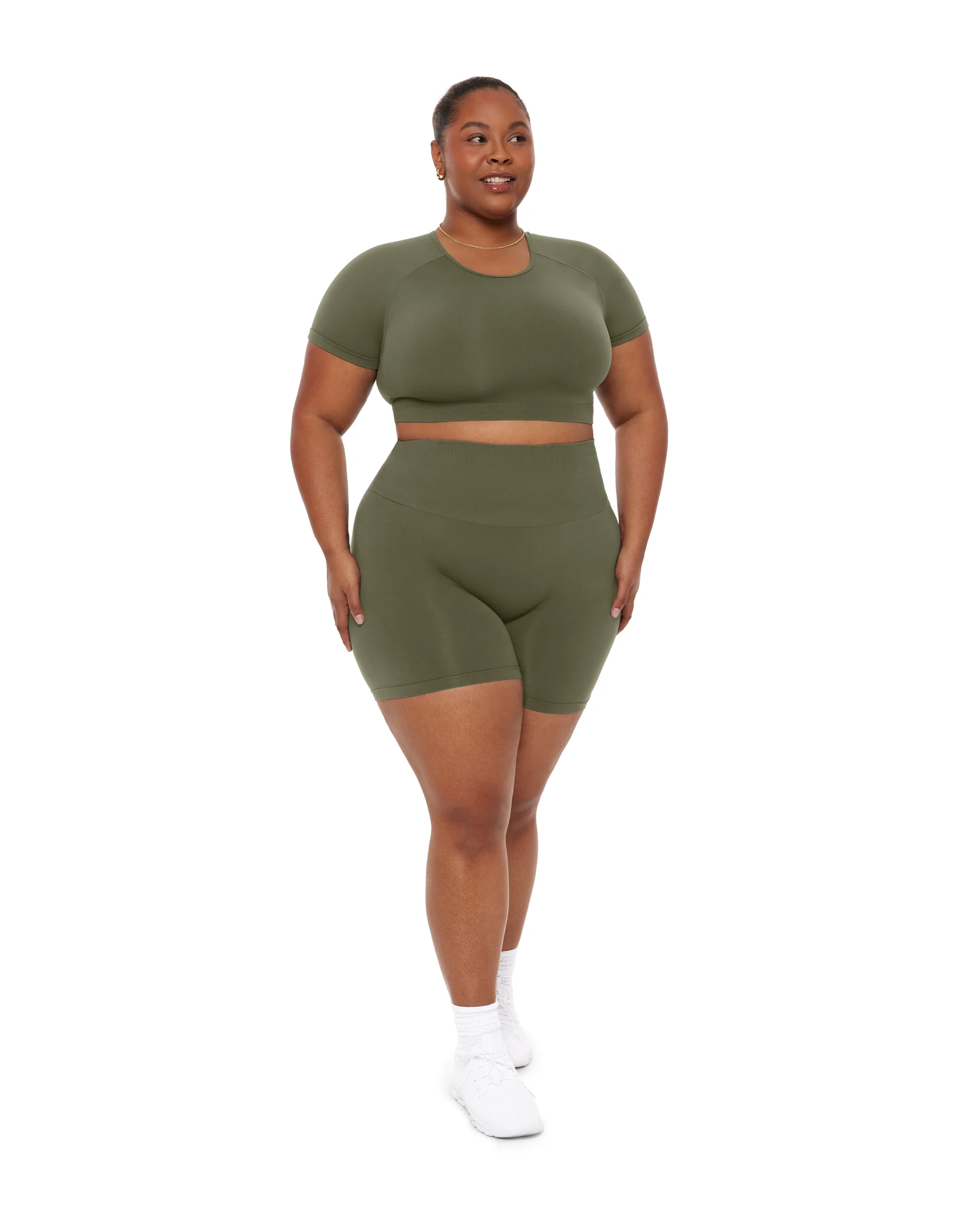 Seamless High-Waisted 6" Butt Lifting Biker Shorts - Image 14