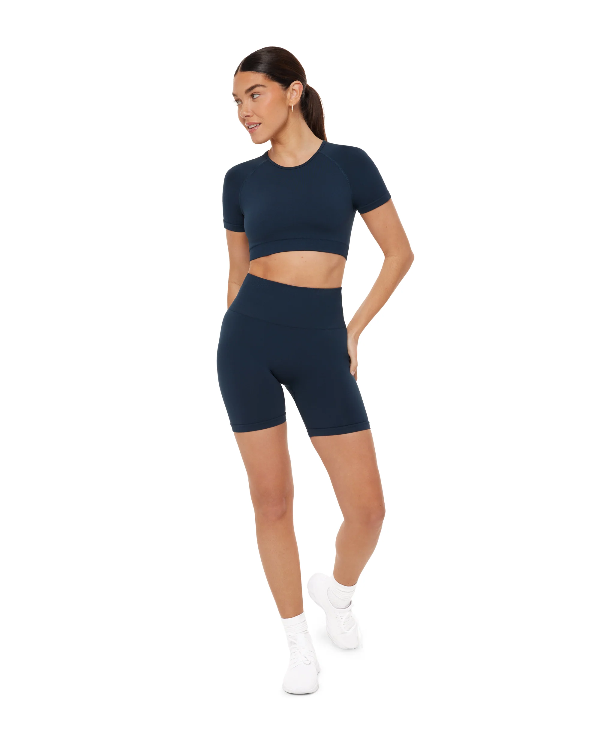 Seamless High-Waisted 6" Butt Lifting Biker Shorts - Image 35