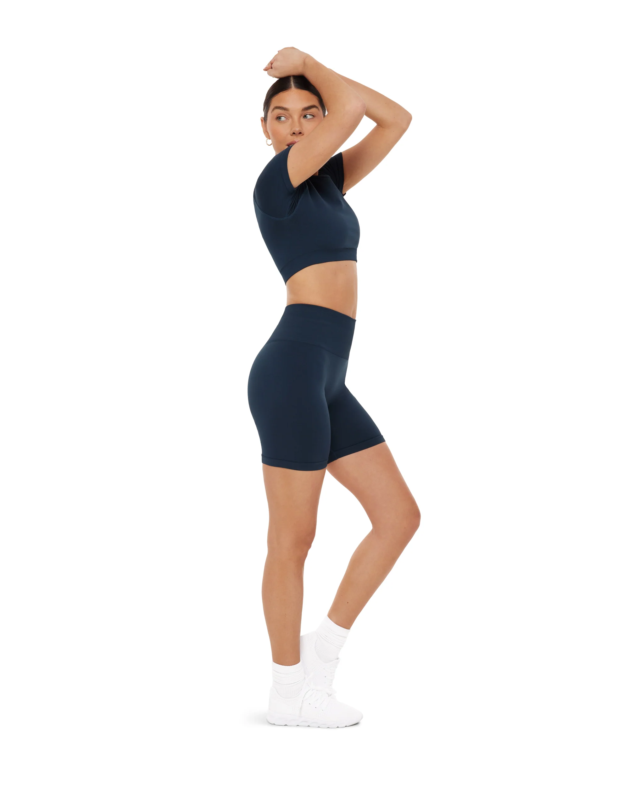Seamless High-Waisted 6" Butt Lifting Biker Shorts - Image 36