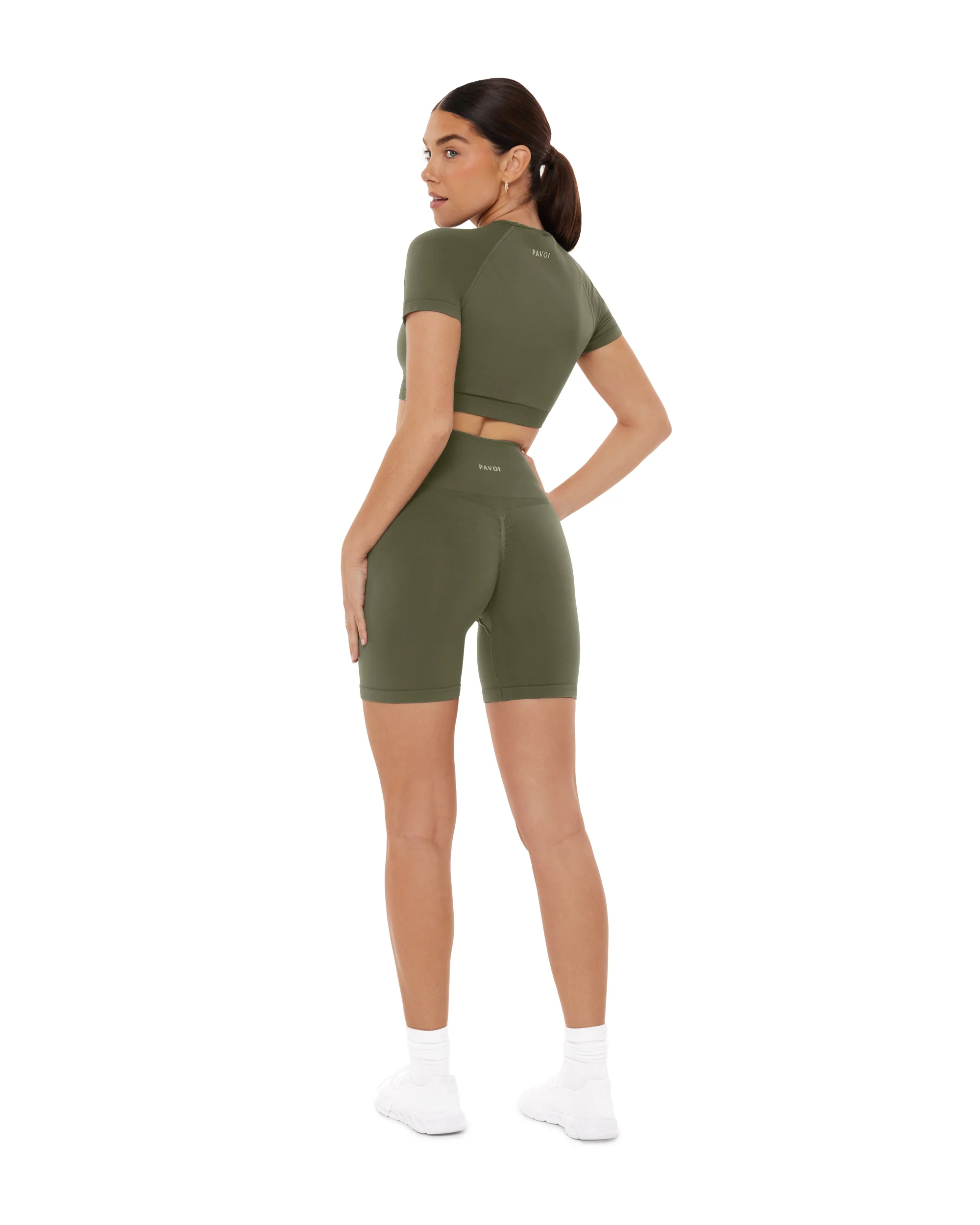 Seamless High-Waisted 6" Butt Lifting Biker Shorts - Image 4
