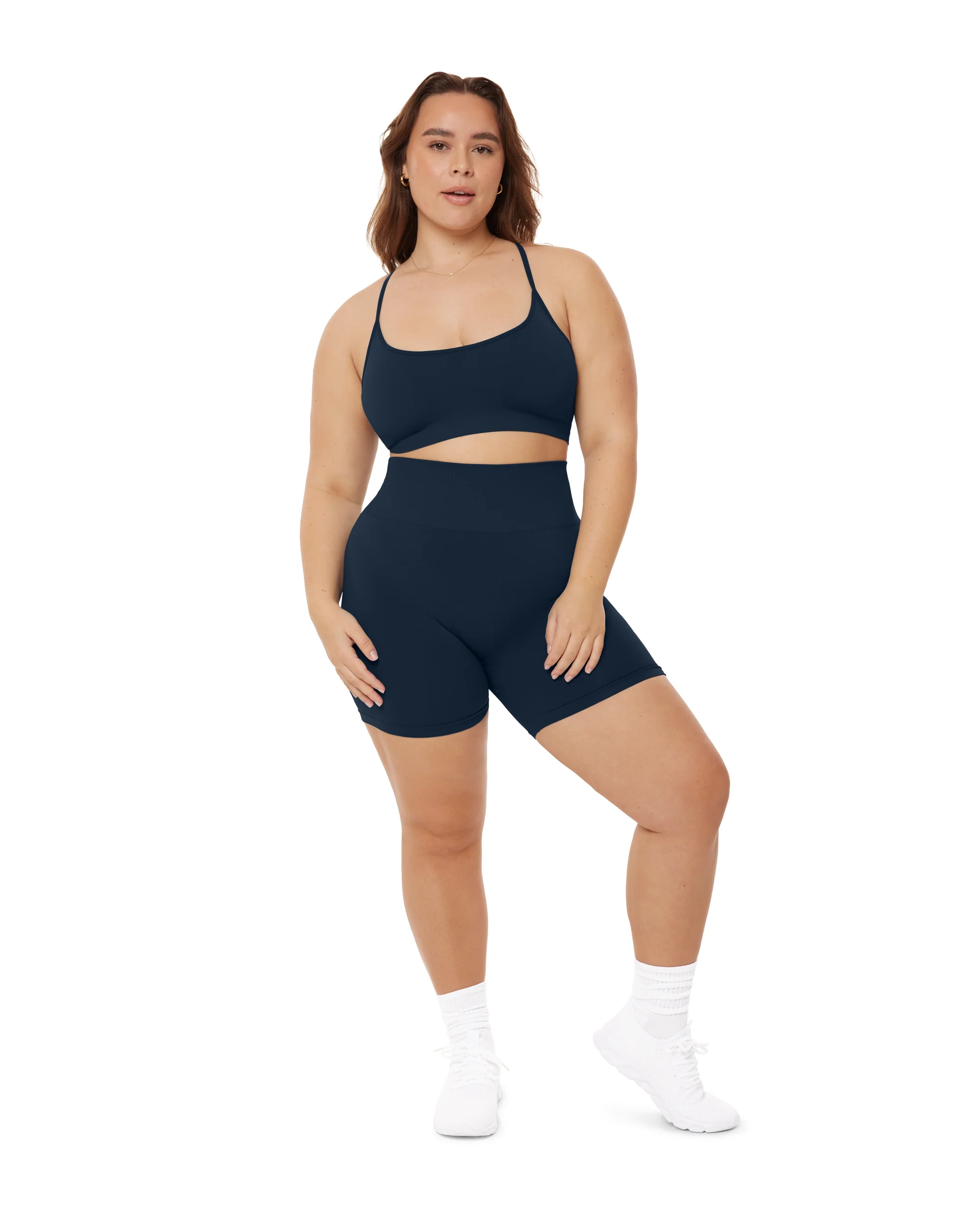 Seamless High-Waisted 6" Butt Lifting Biker Shorts - Image 40