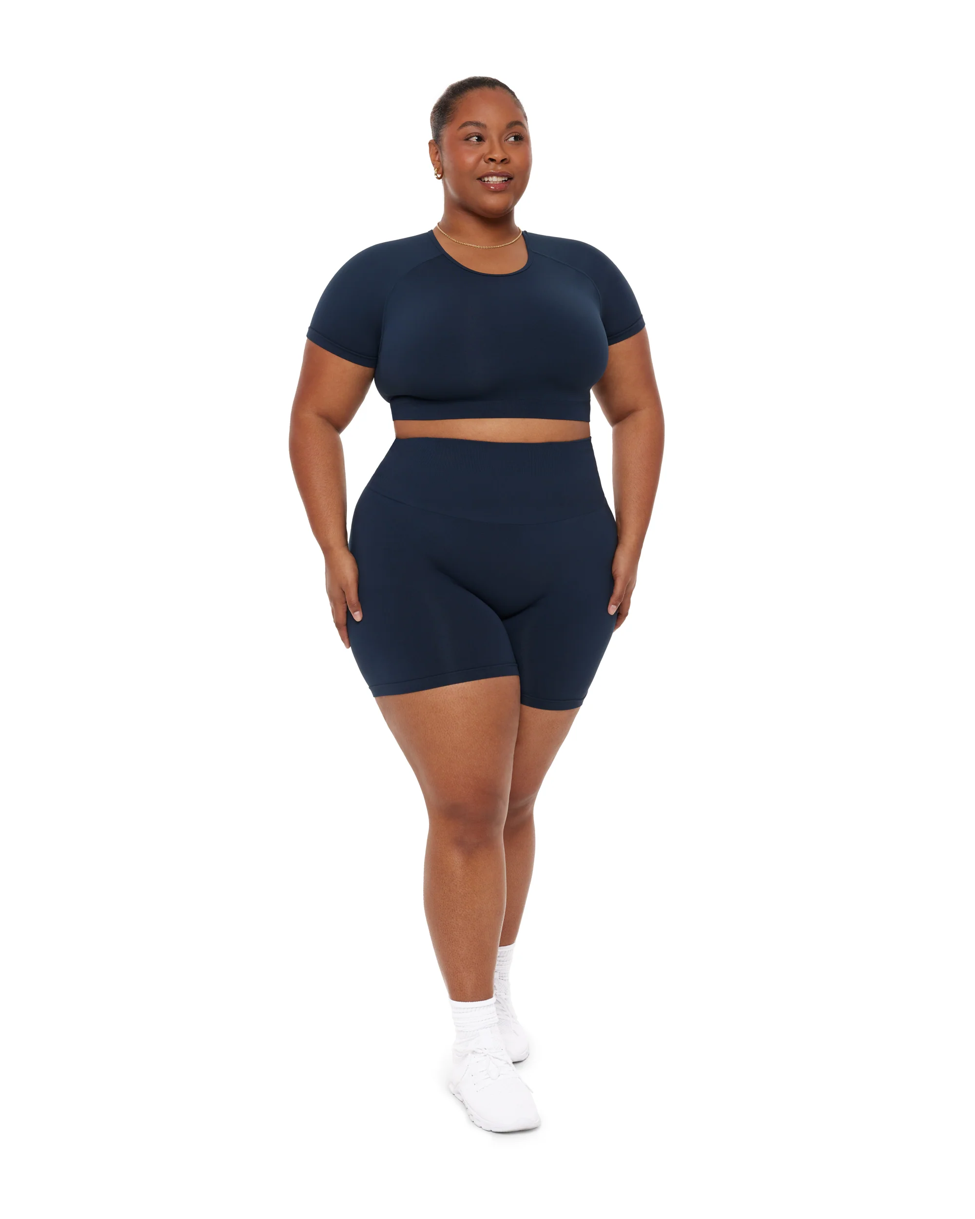 Seamless High-Waisted 6" Butt Lifting Biker Shorts - Image 45