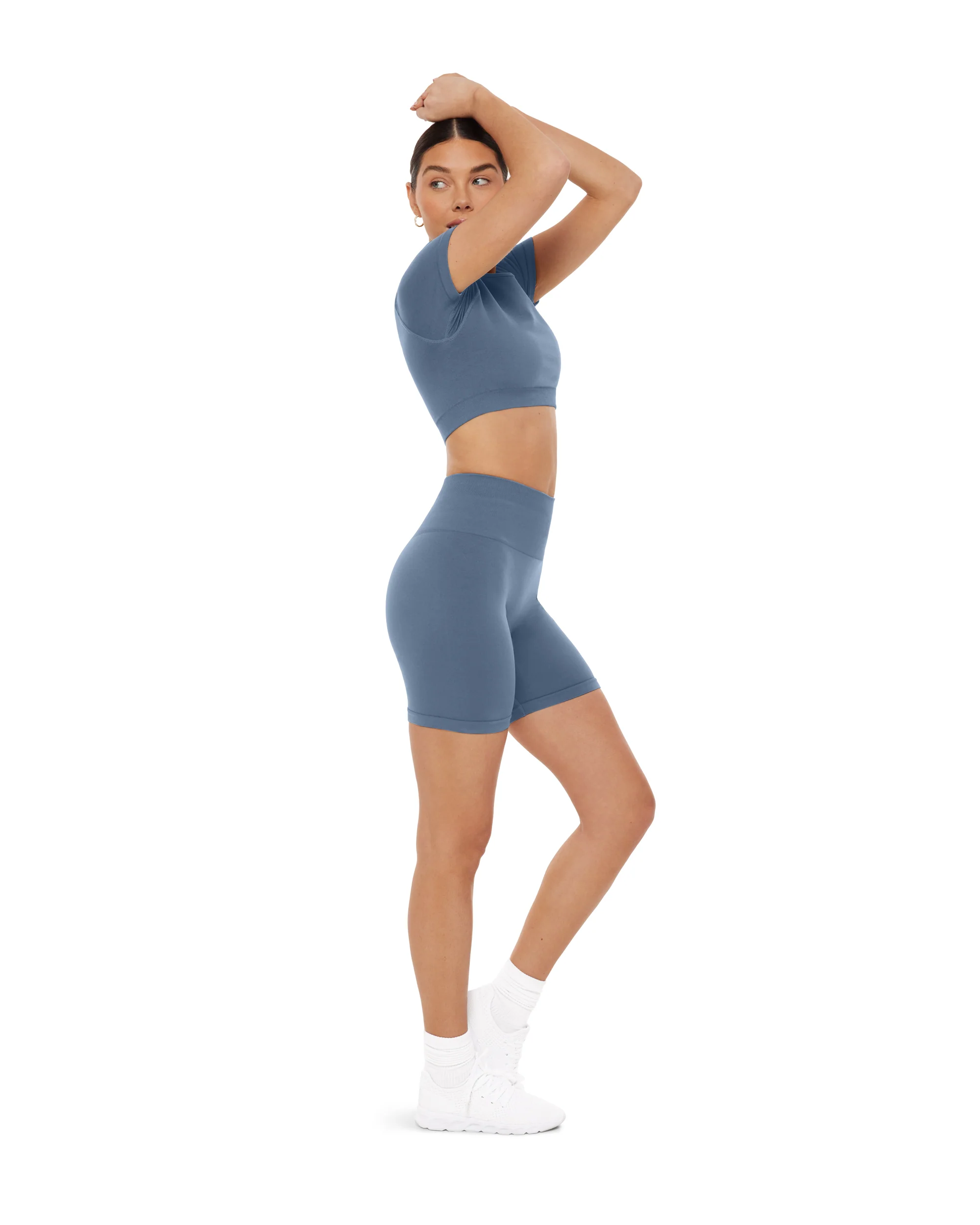 Seamless High-Waisted 6" Butt Lifting Biker Shorts - Image 52