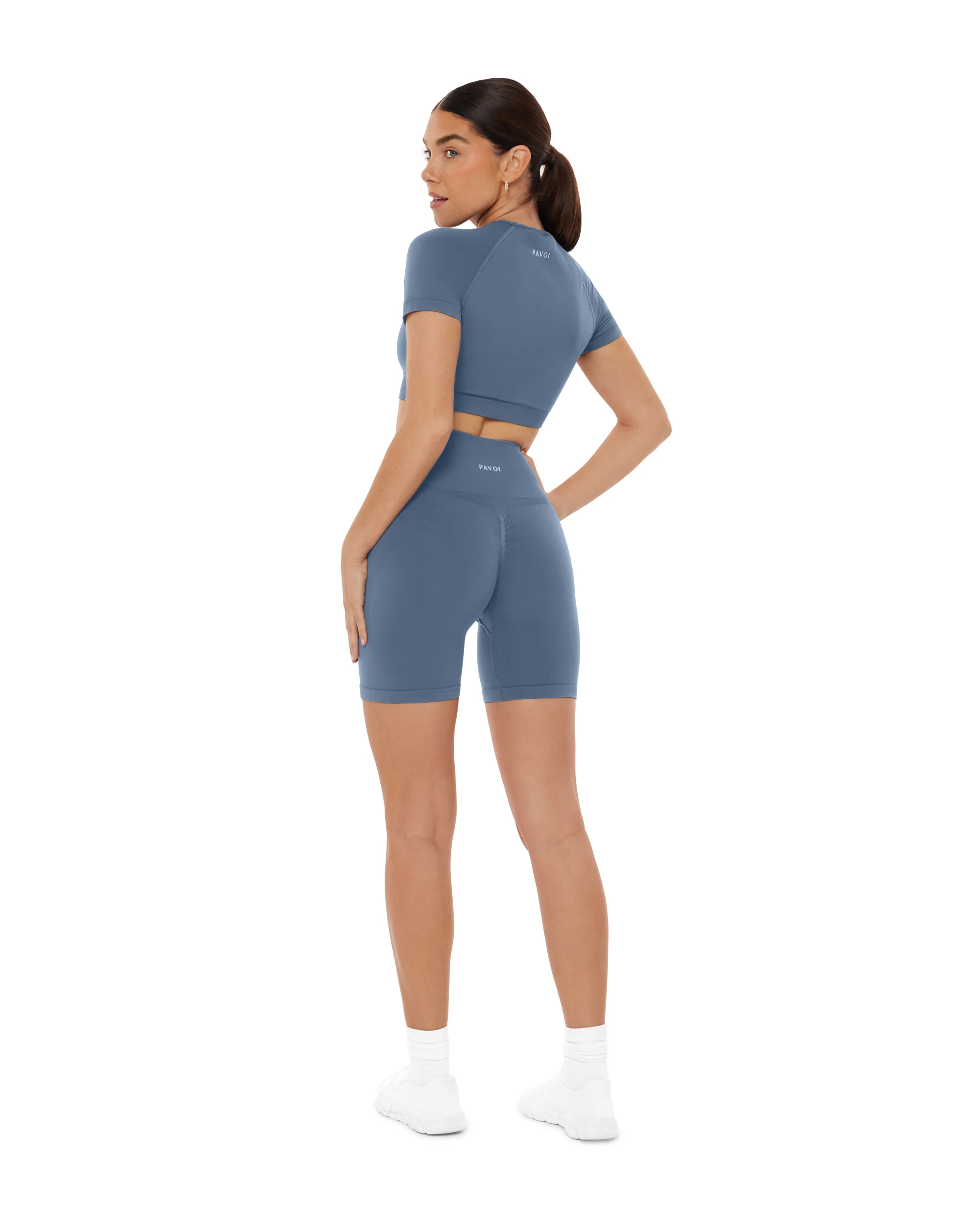 Seamless High-Waisted 6" Butt Lifting Biker Shorts - Image 53