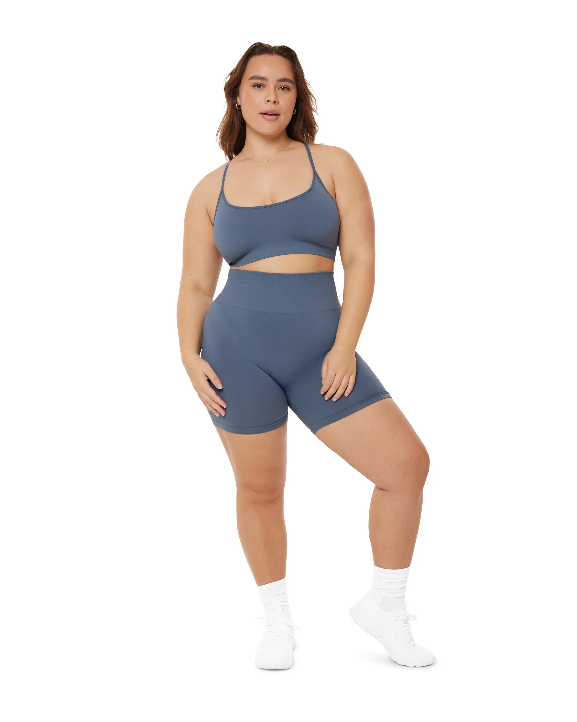 Seamless High-Waisted 6" Butt Lifting Biker Shorts - Image 56