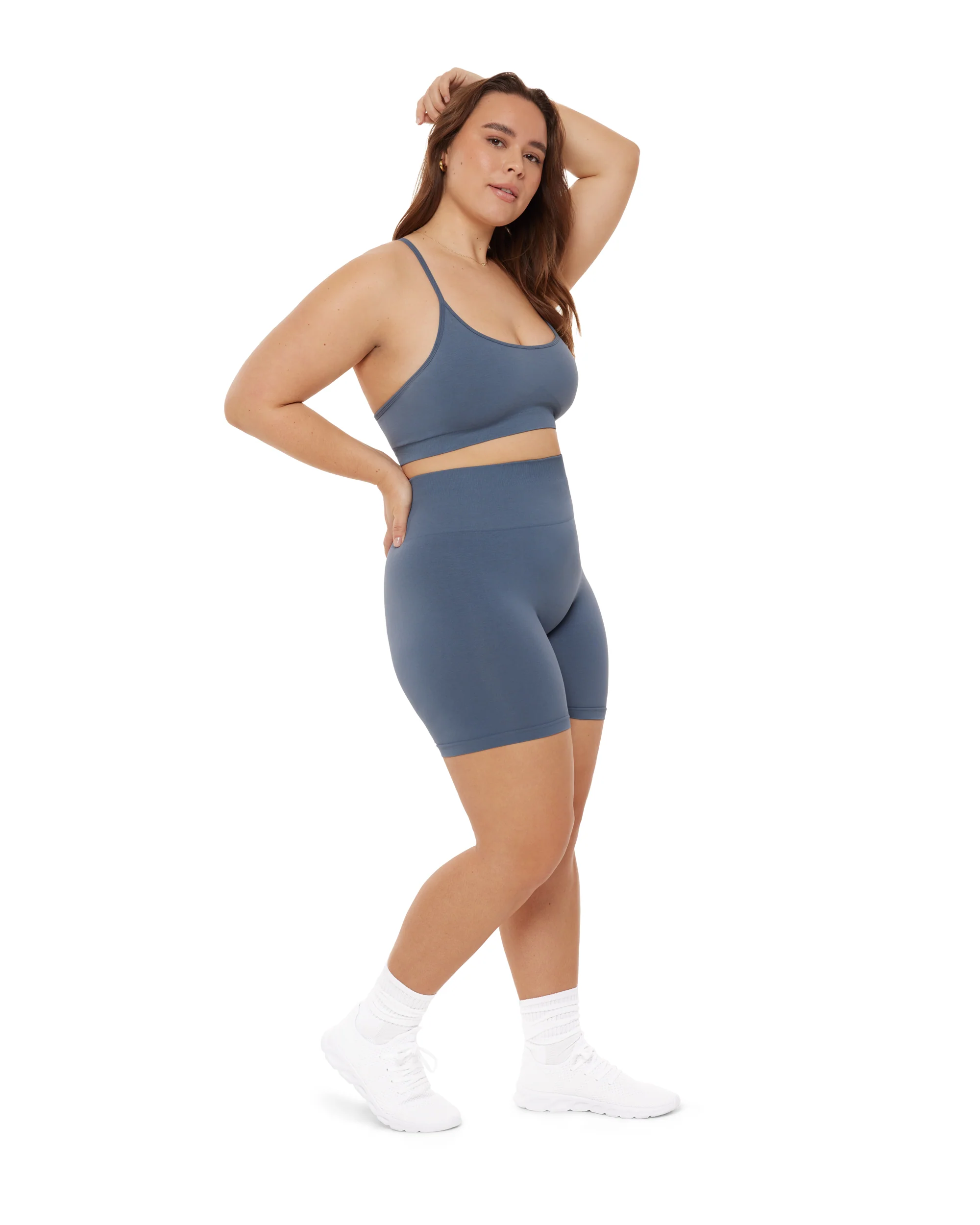 Seamless High-Waisted 6" Butt Lifting Biker Shorts - Image 58