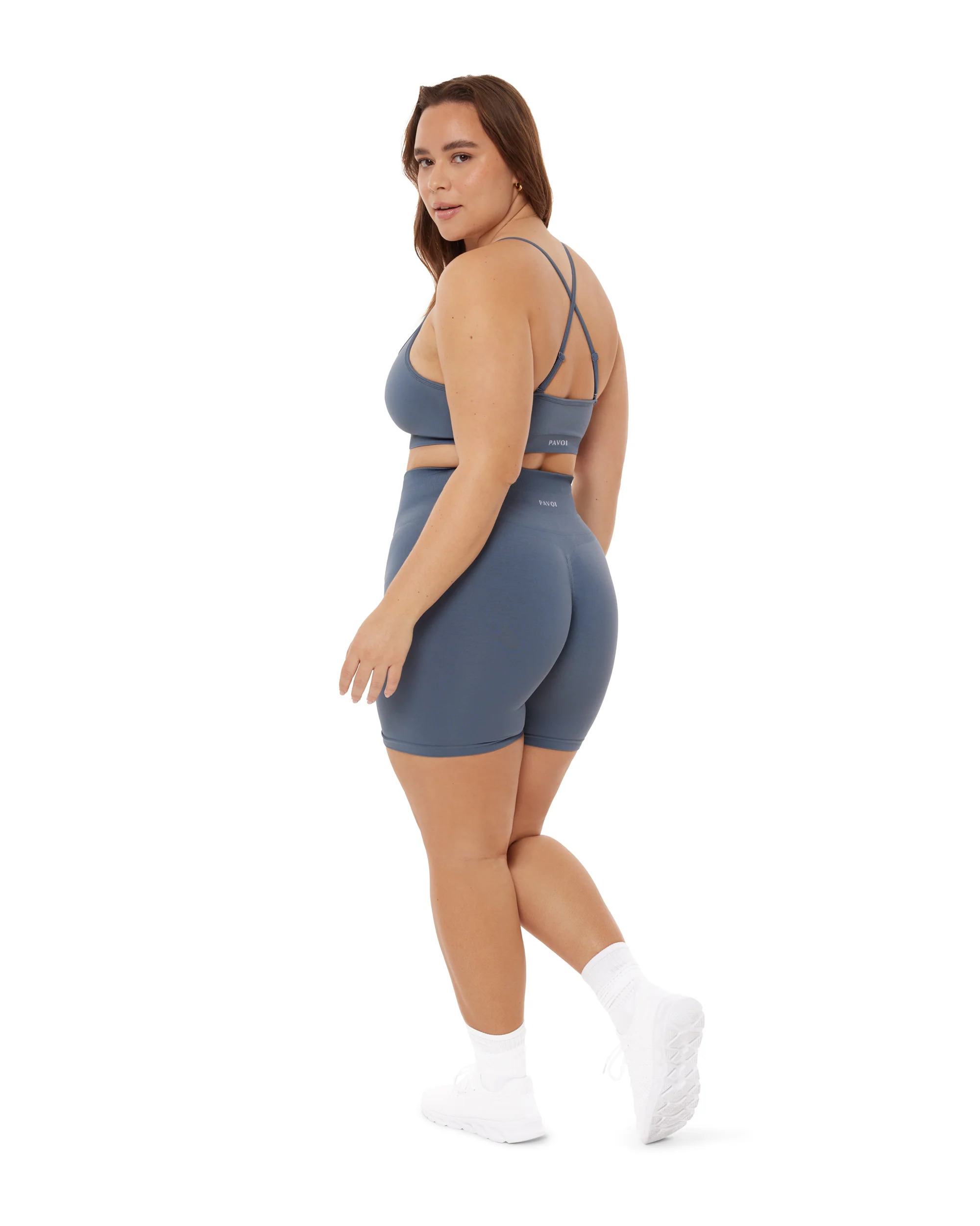 Seamless High-Waisted 6" Butt Lifting Biker Shorts - Image 59