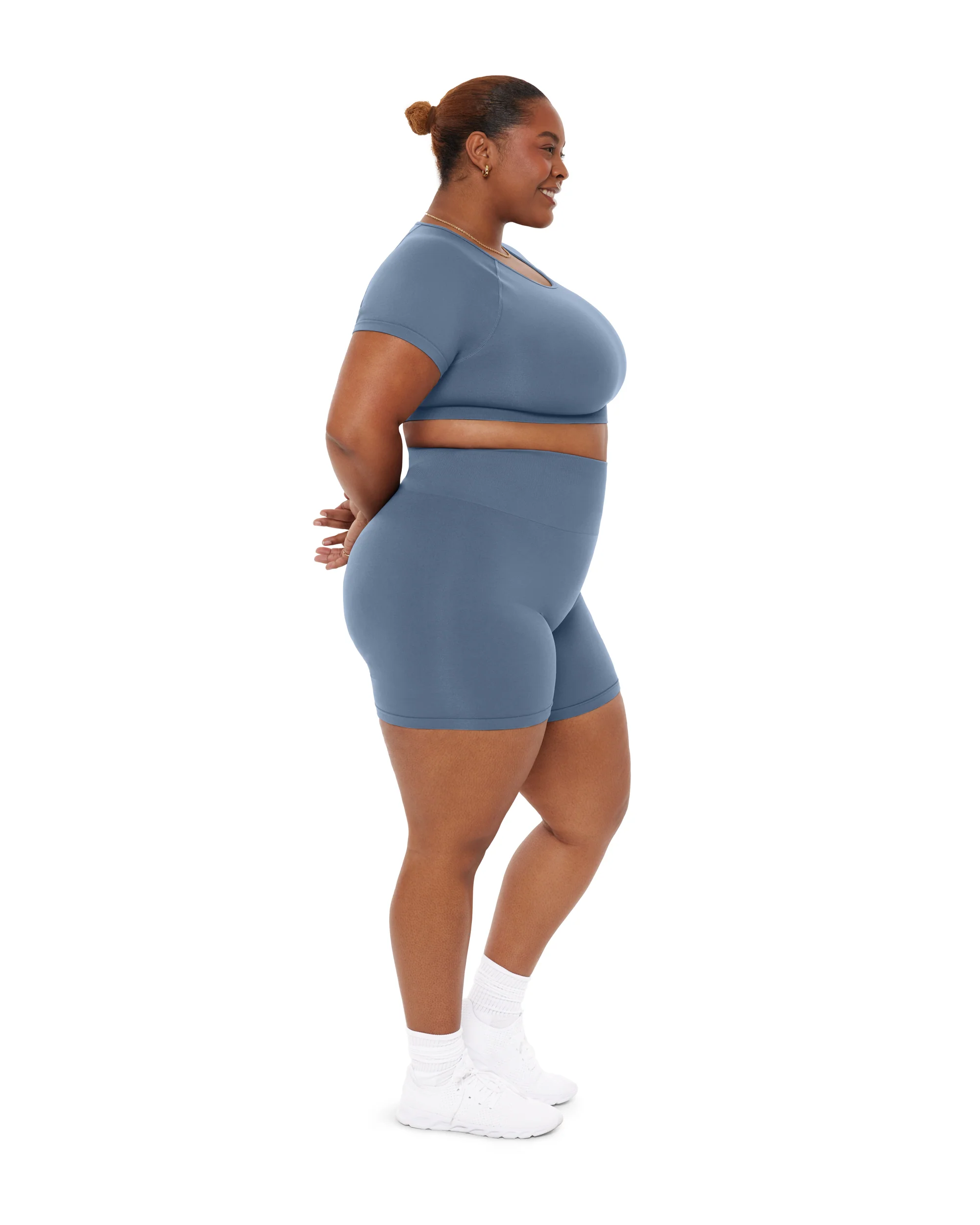 Seamless High-Waisted 6" Butt Lifting Biker Shorts - Image 61